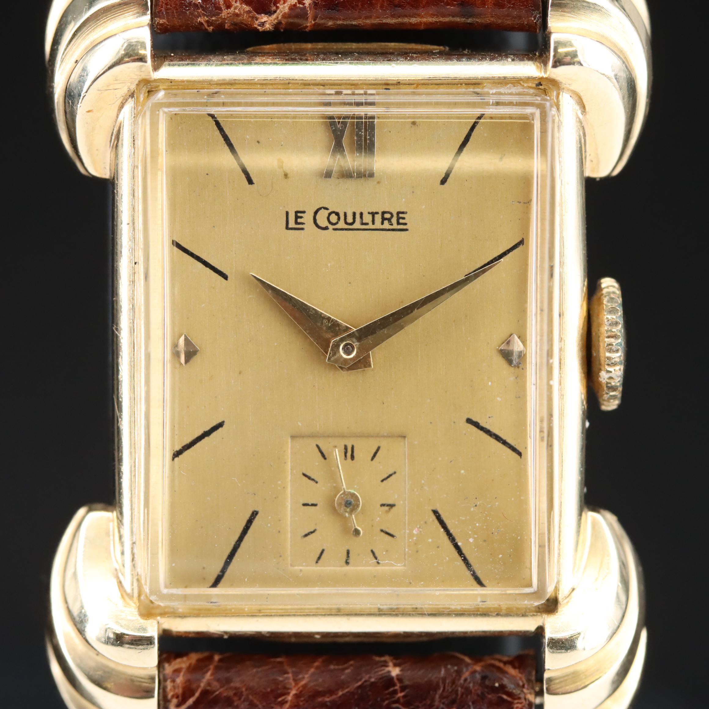 14K LeCoultre Stem Wind Watch
