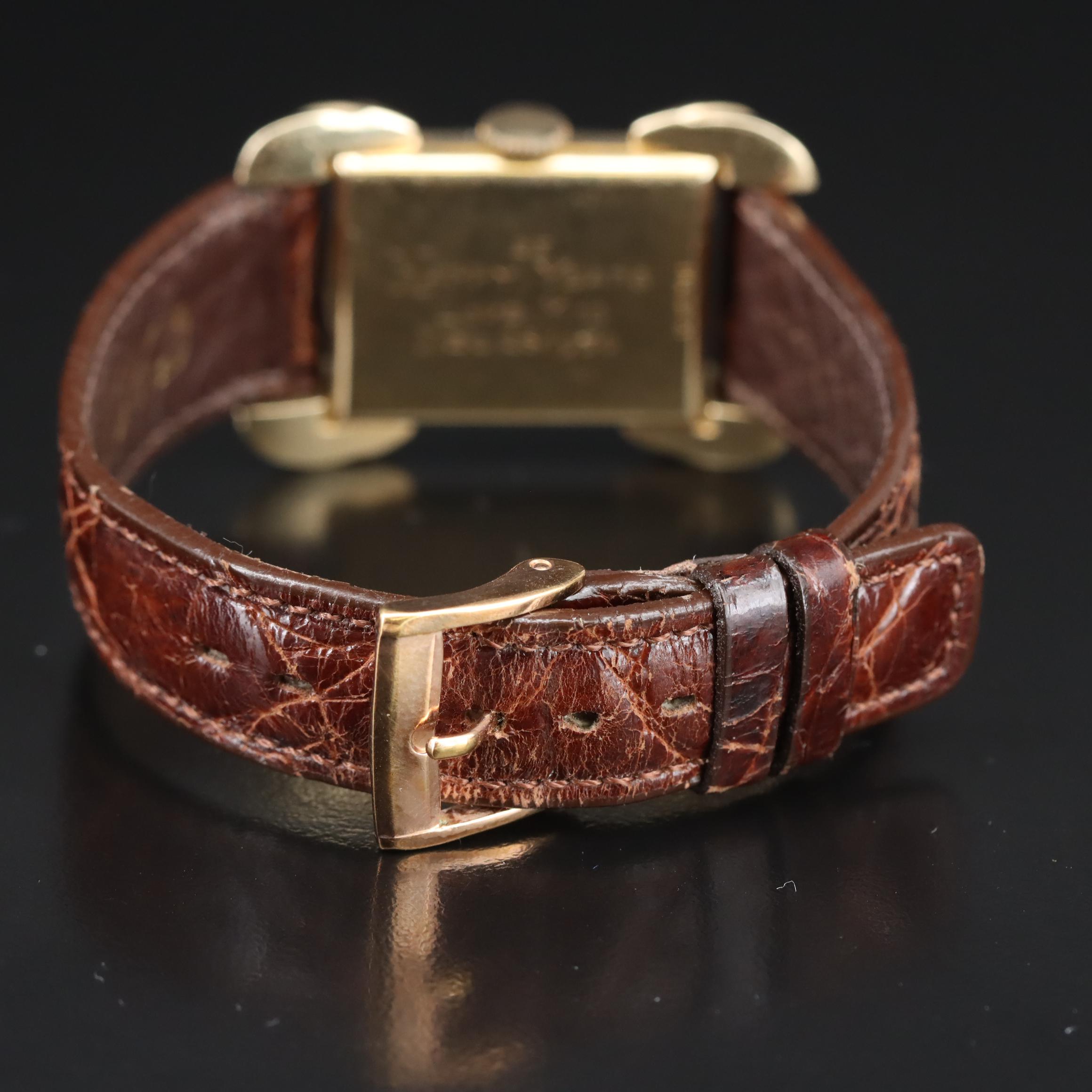 14K LeCoultre Stem Wind Watch