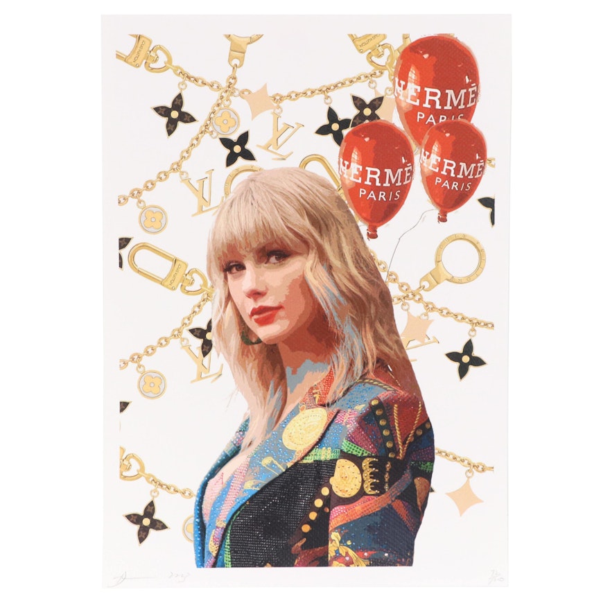 Death NYC Pop Art Graphic Print Featuring Taylor Swift, 21st Century