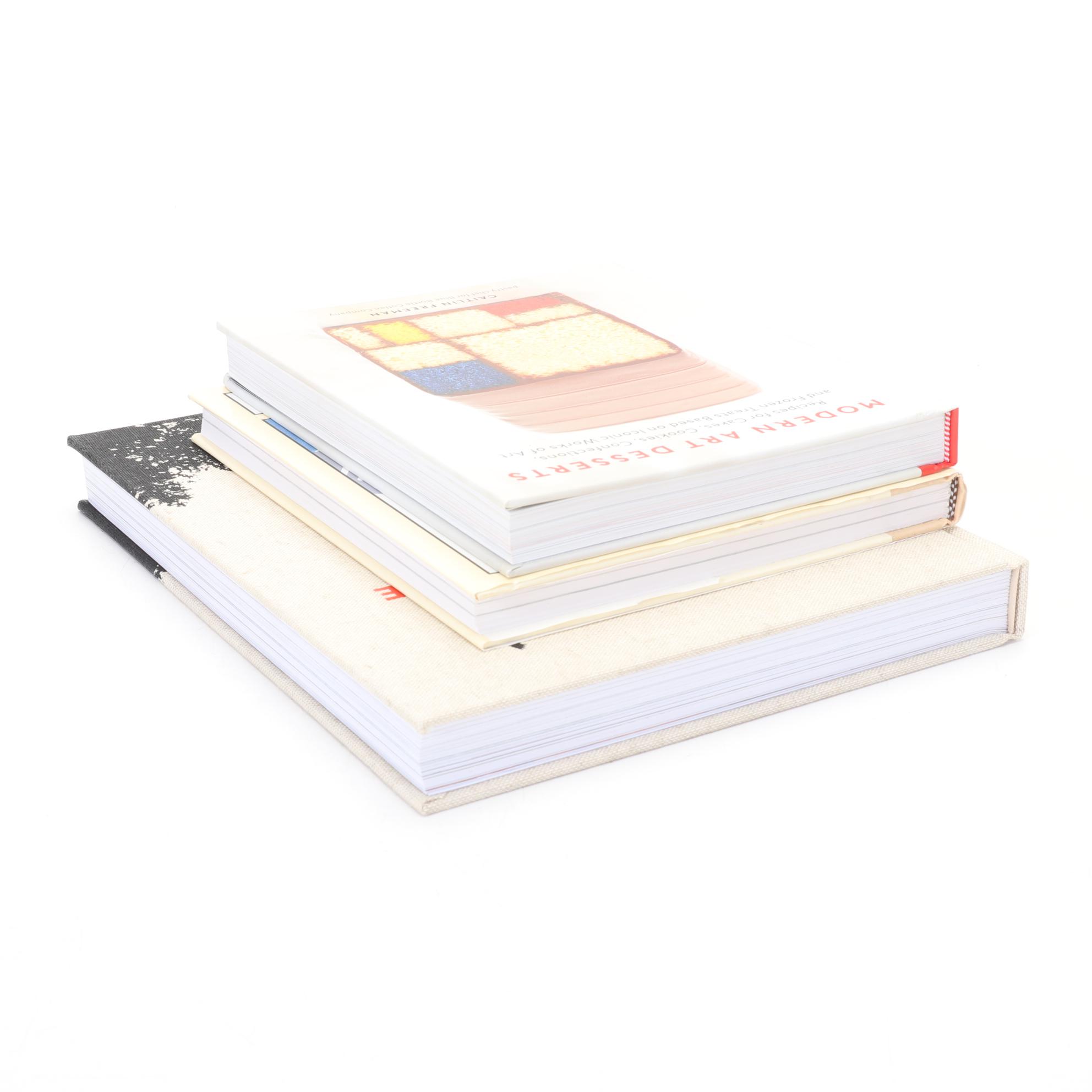 Emile Henry Ceramic Pasta Bowl and Plates with Three Cookbooks