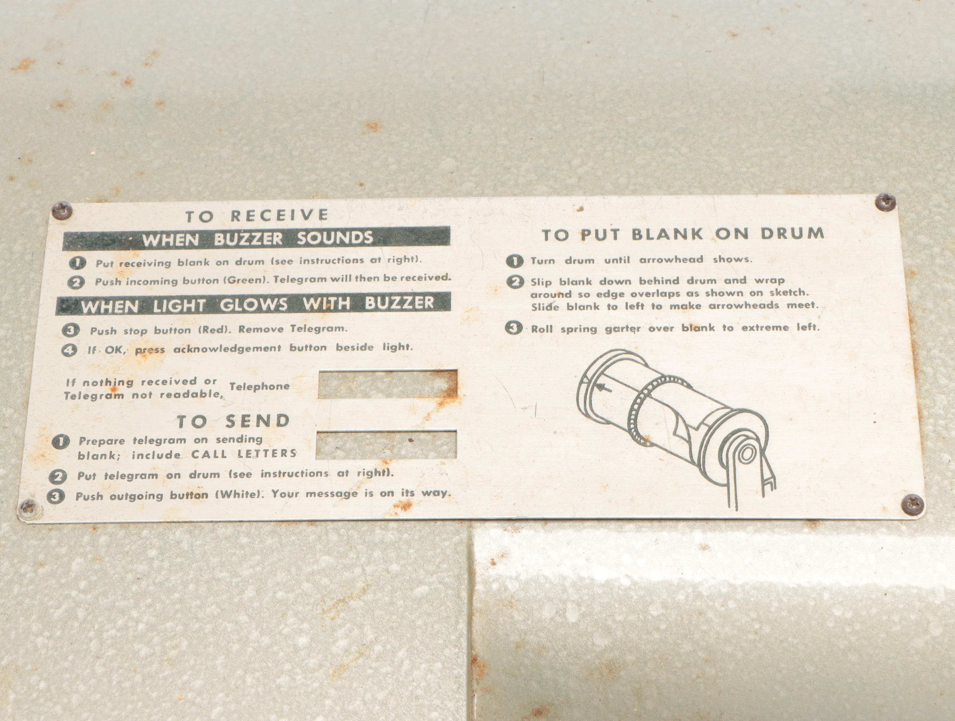 Western Union Desk-Fax Facsimile Machine, Mid-20th Century