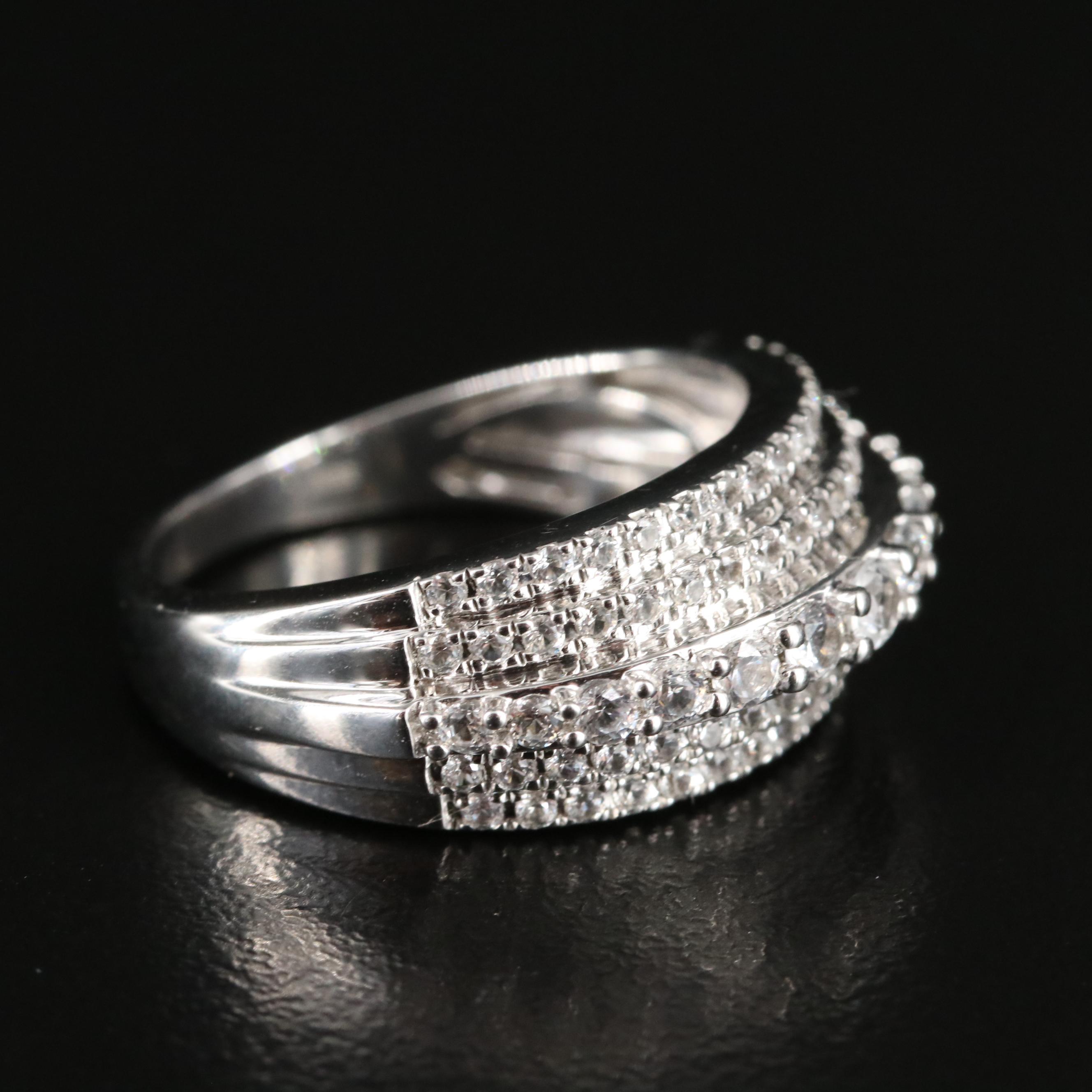 Sterling White Sapphire Ring