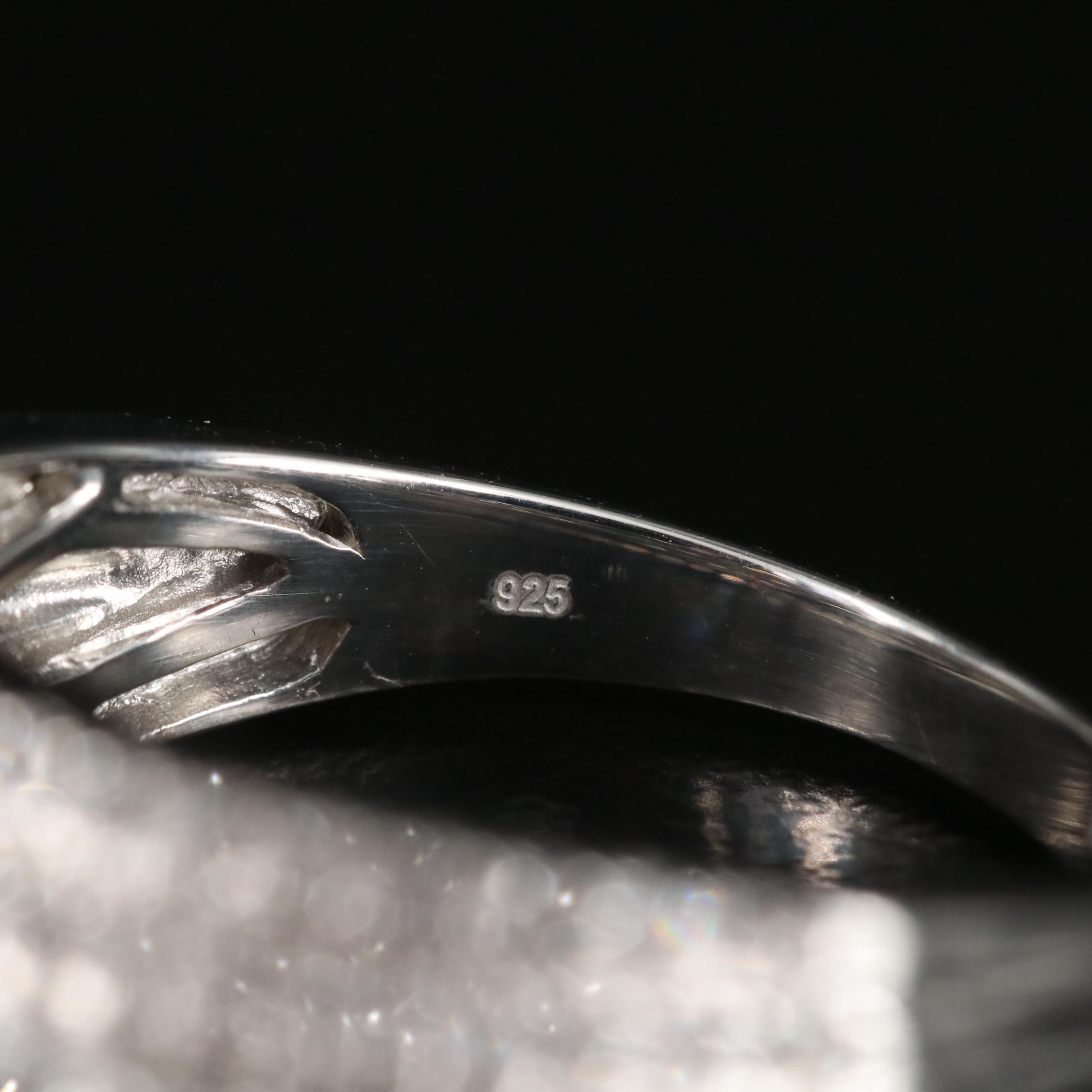 Sterling White Sapphire Ring