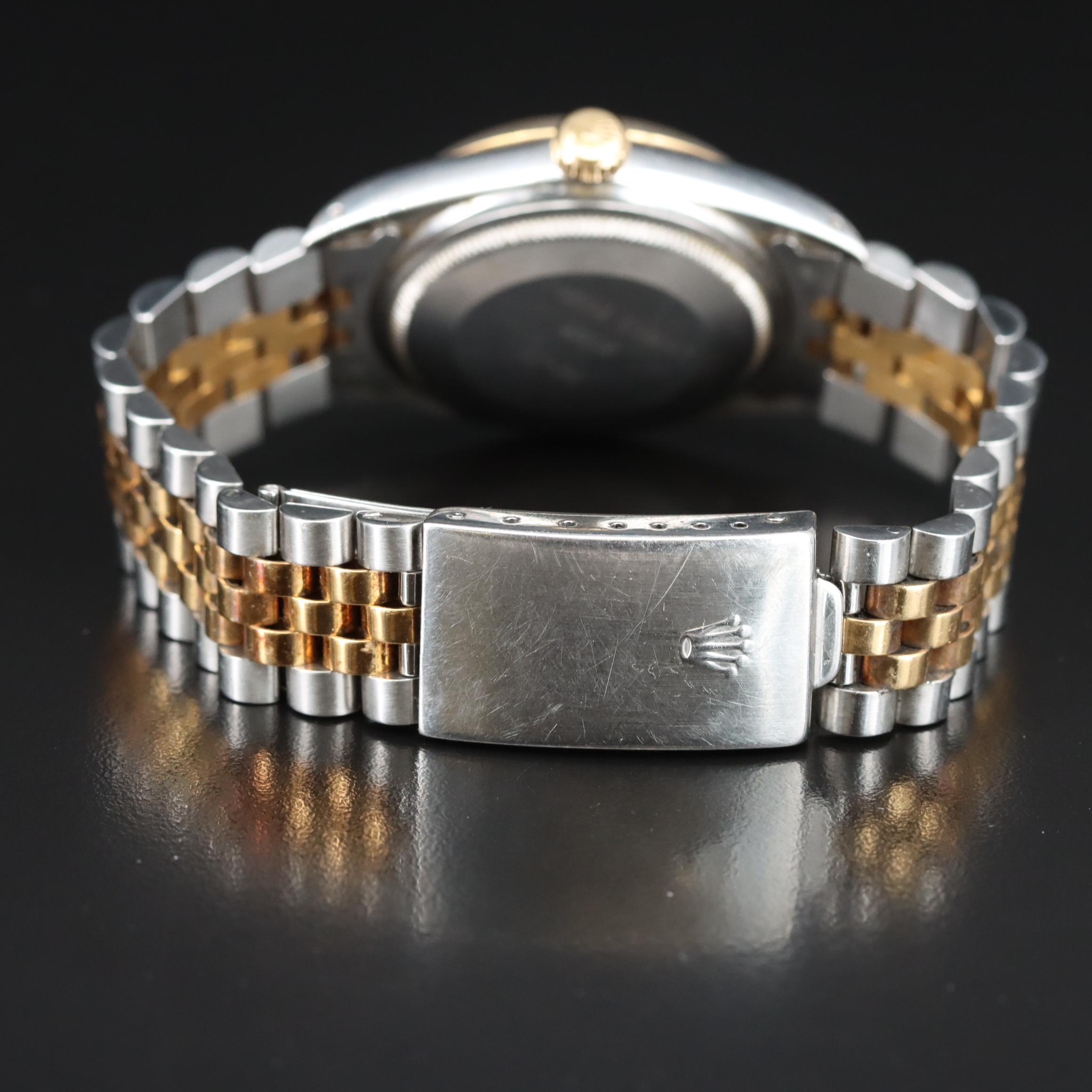 1986 Rolex Datejust 18K and Stainless Steel Watch