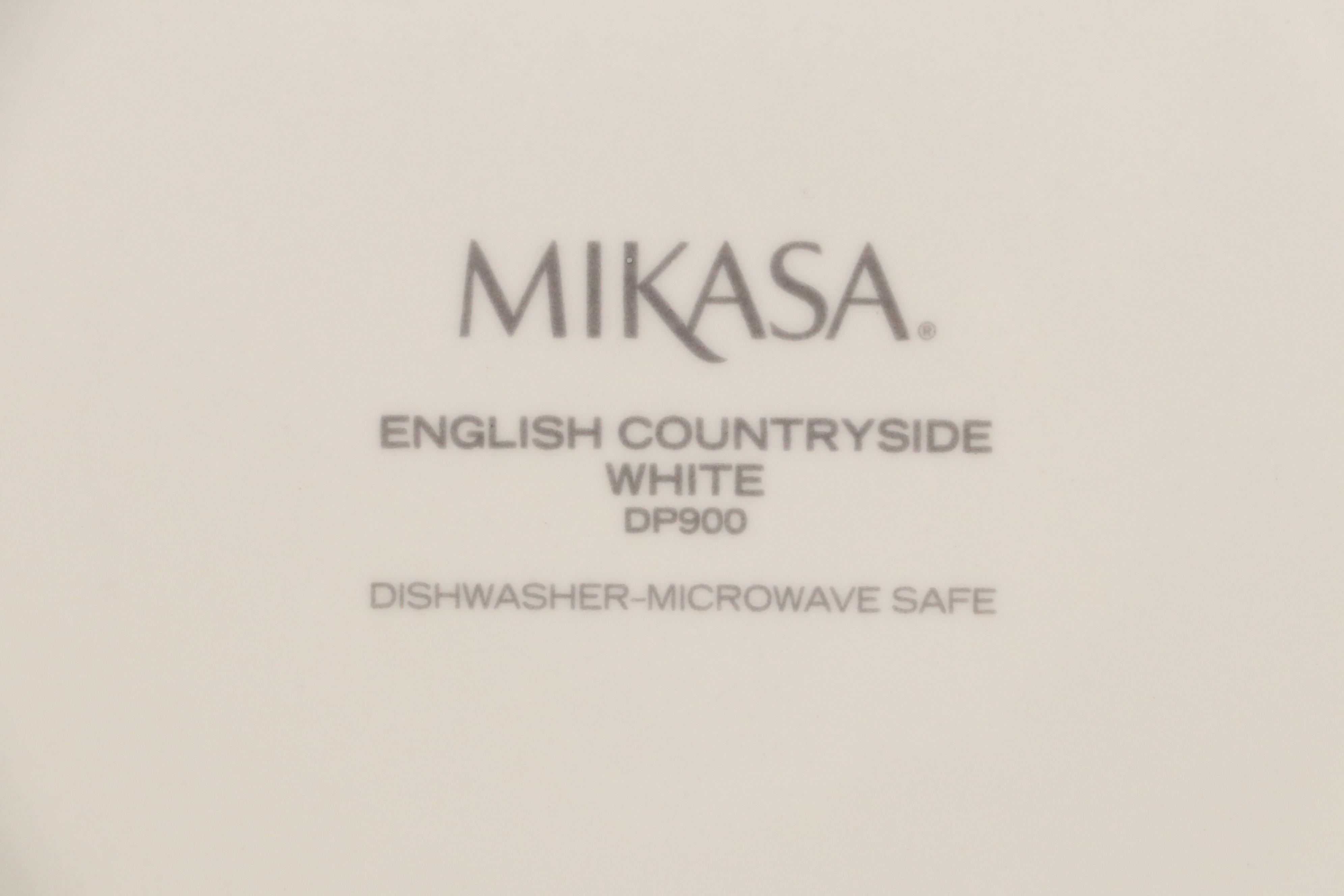 Mikasa "English Countryside" Ceramic Dinnerware, Late 20th C.