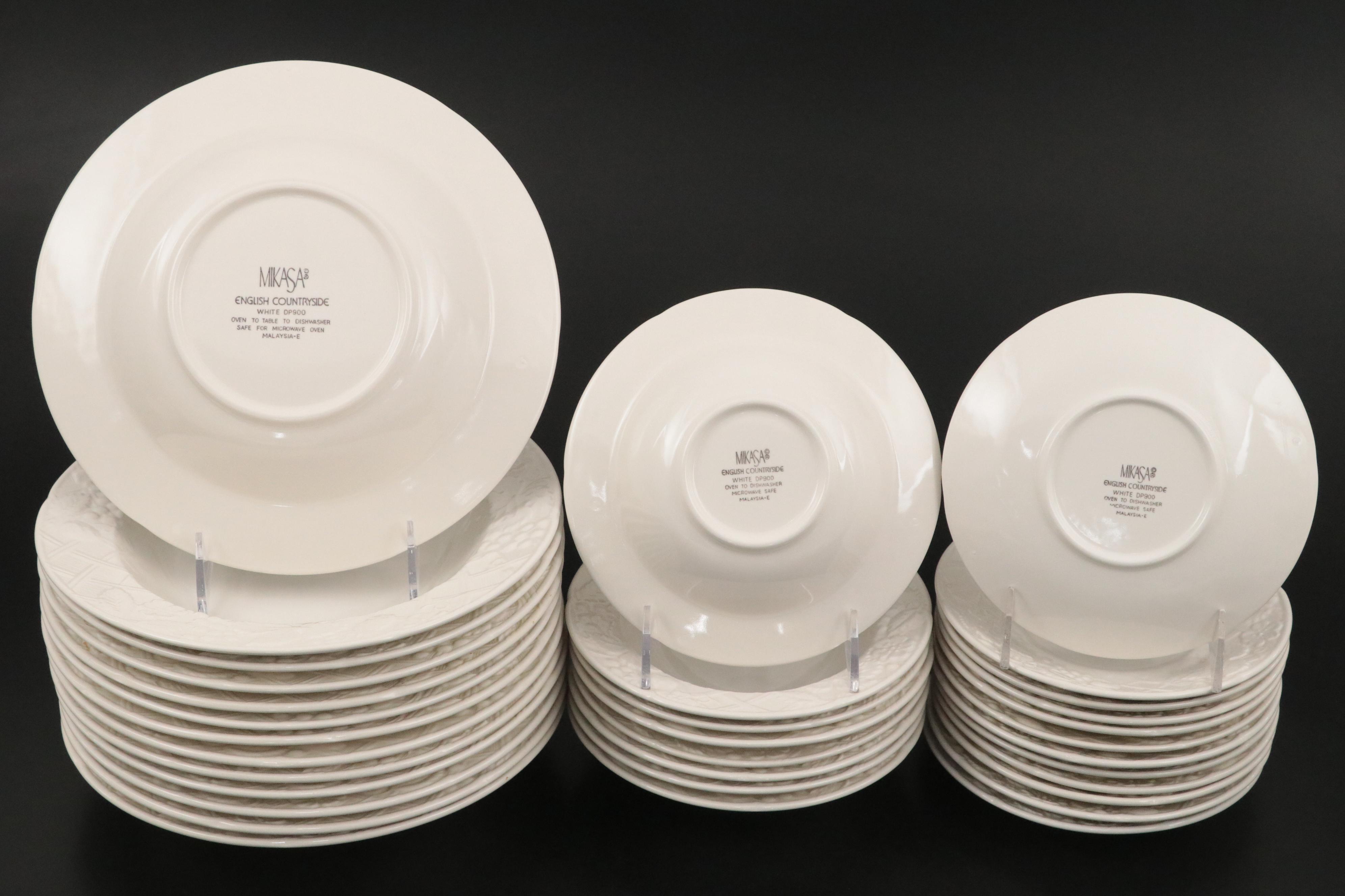 Mikasa "English Countryside" Ceramic Dinnerware, Late 20th C.