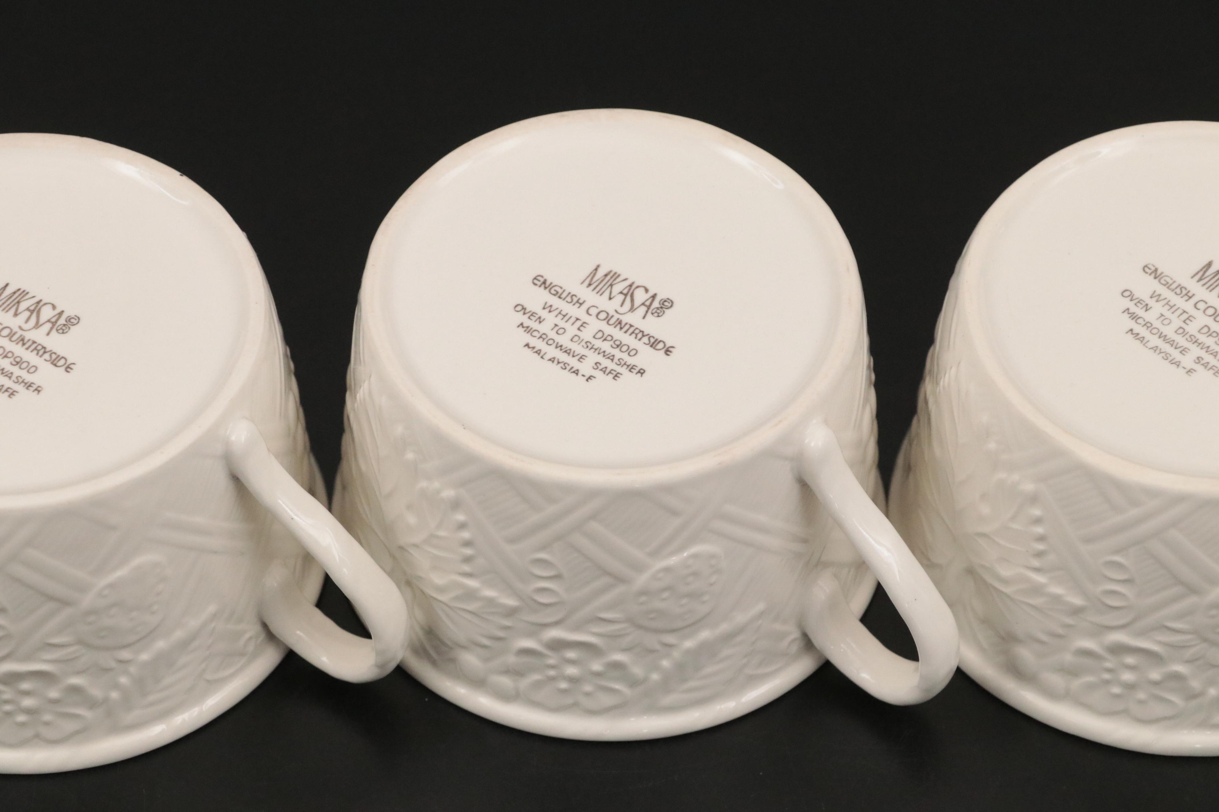 Mikasa "English Countryside" Ceramic Dinnerware, Late 20th C.