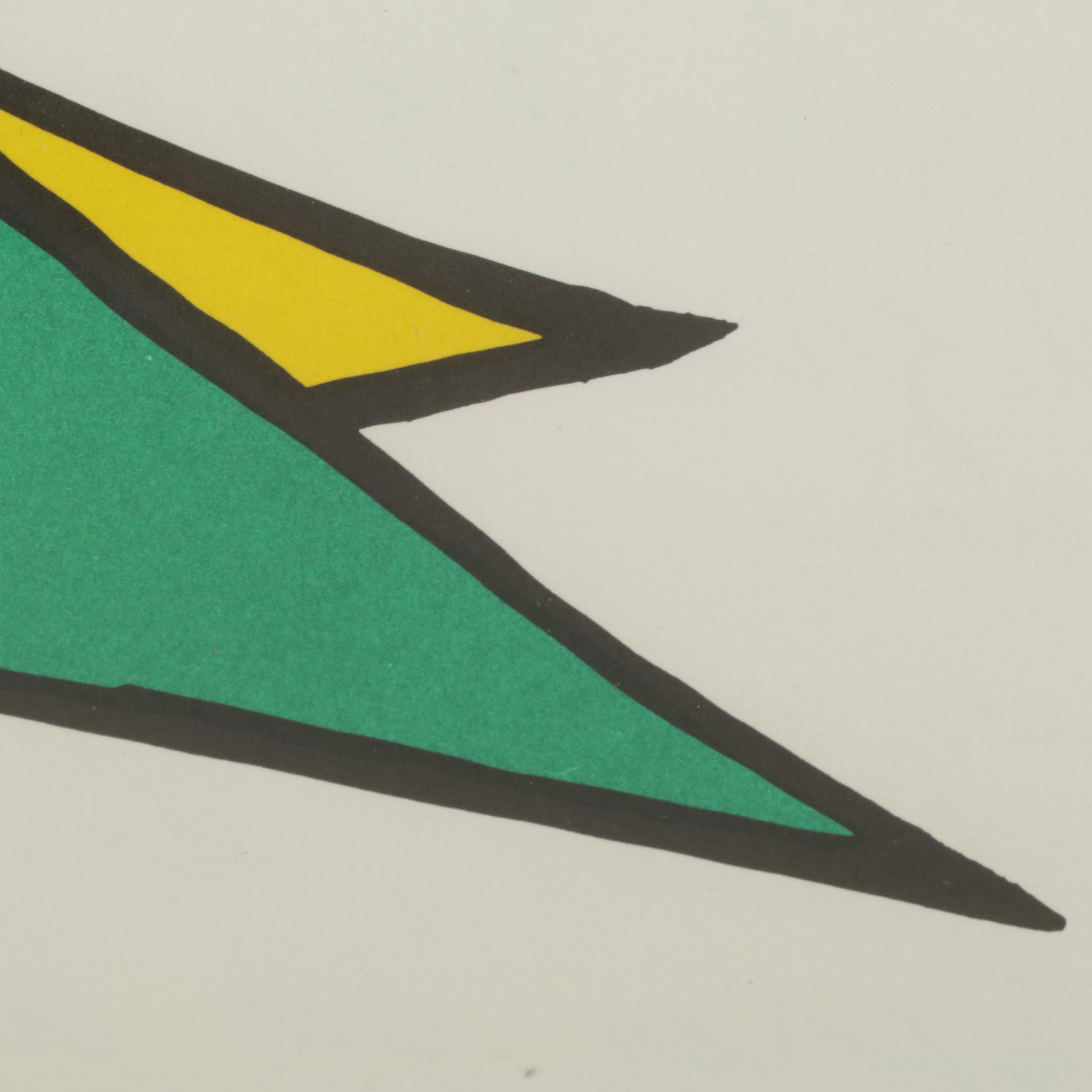 Alexander Calder Double-Page Color Lithograph for "Derrière le Miroir," 1963