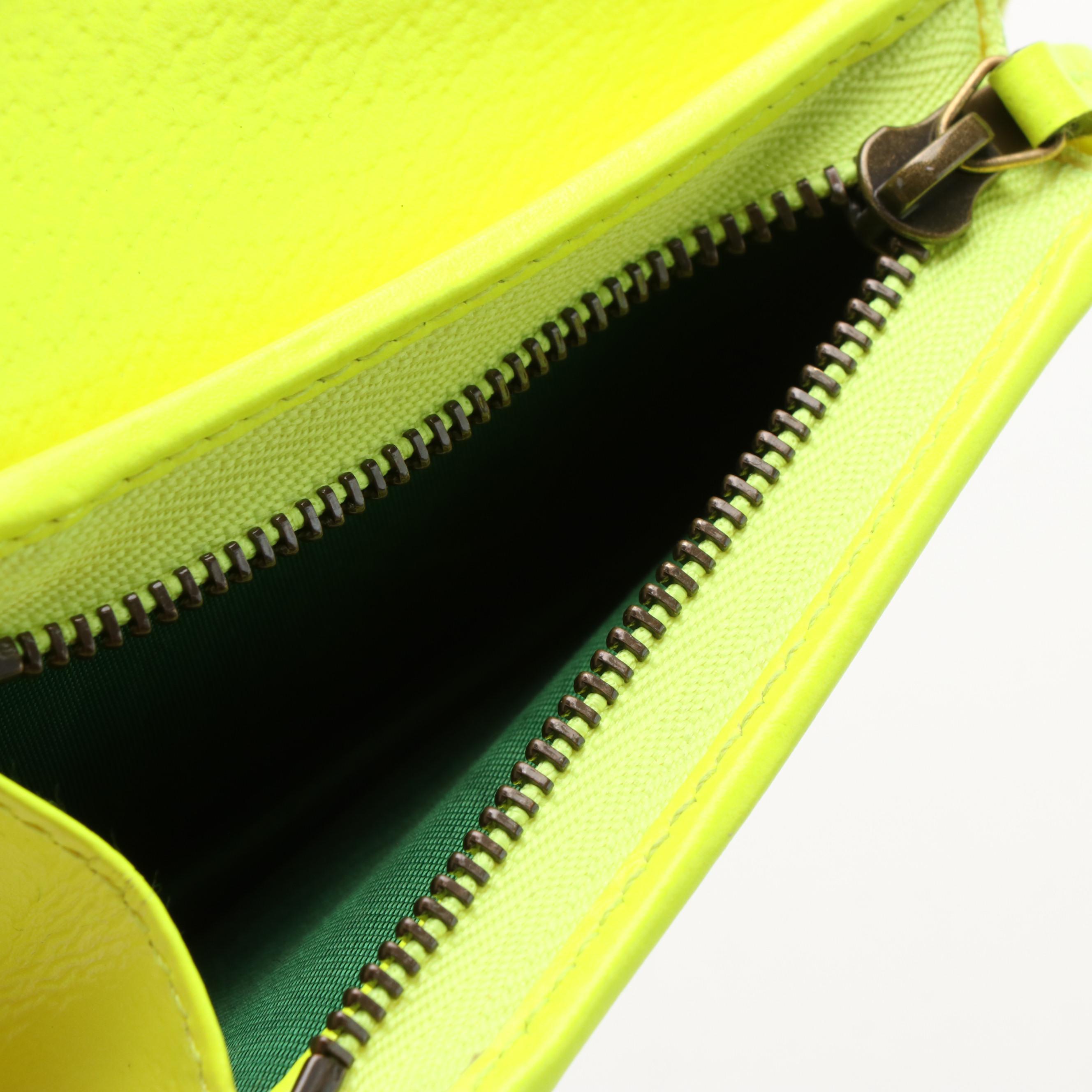 Gucci Bifold Wallet in Floral Neon Printed Leather