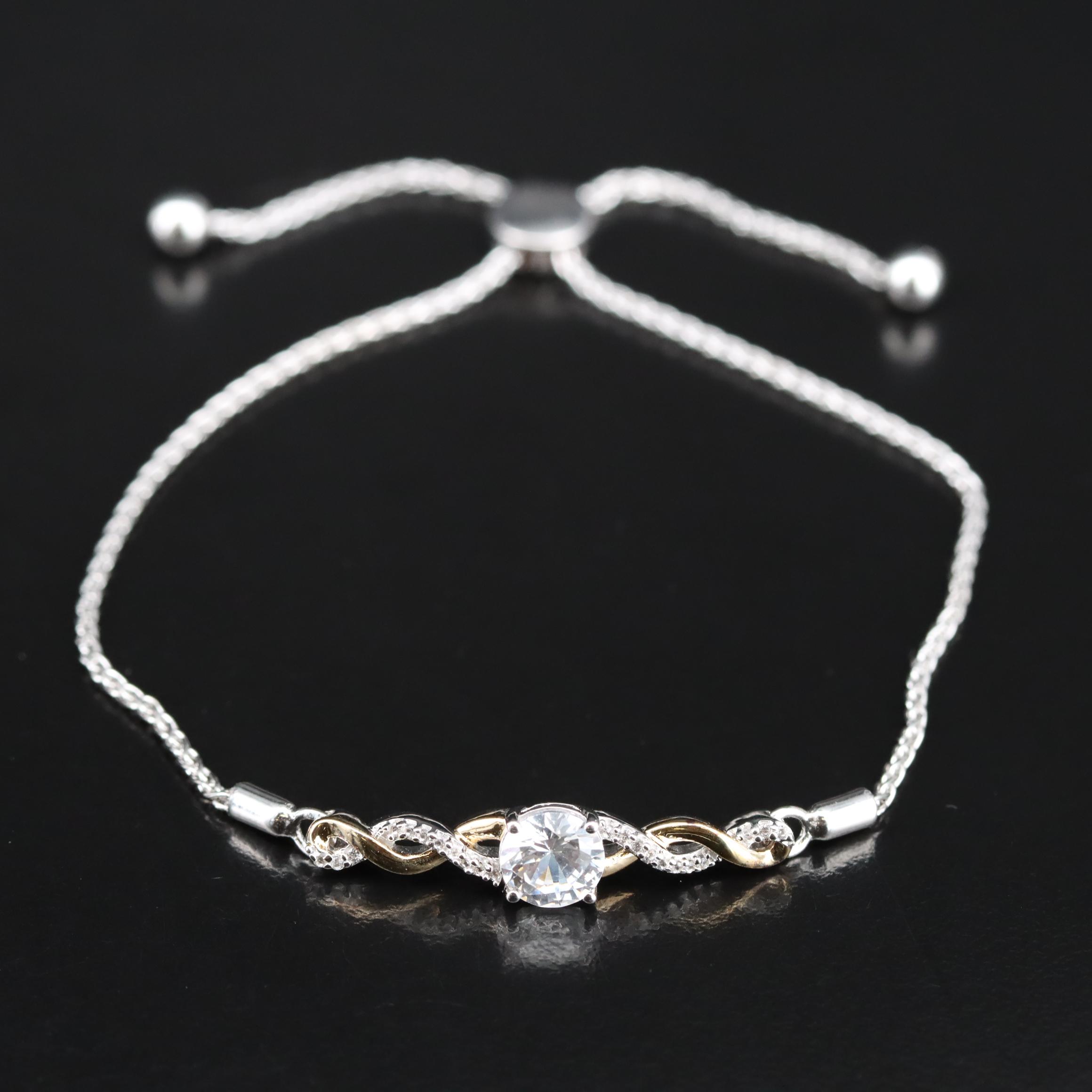 Sterling White Sapphire Bracelet