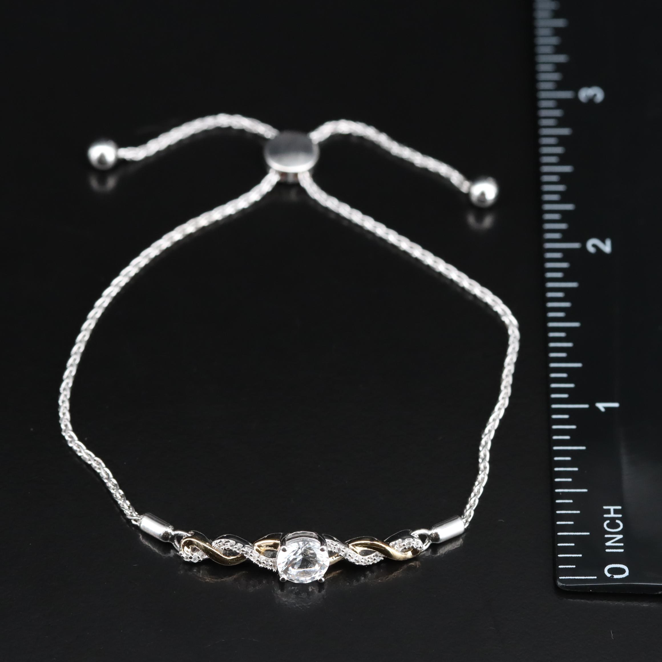 Sterling White Sapphire Bracelet