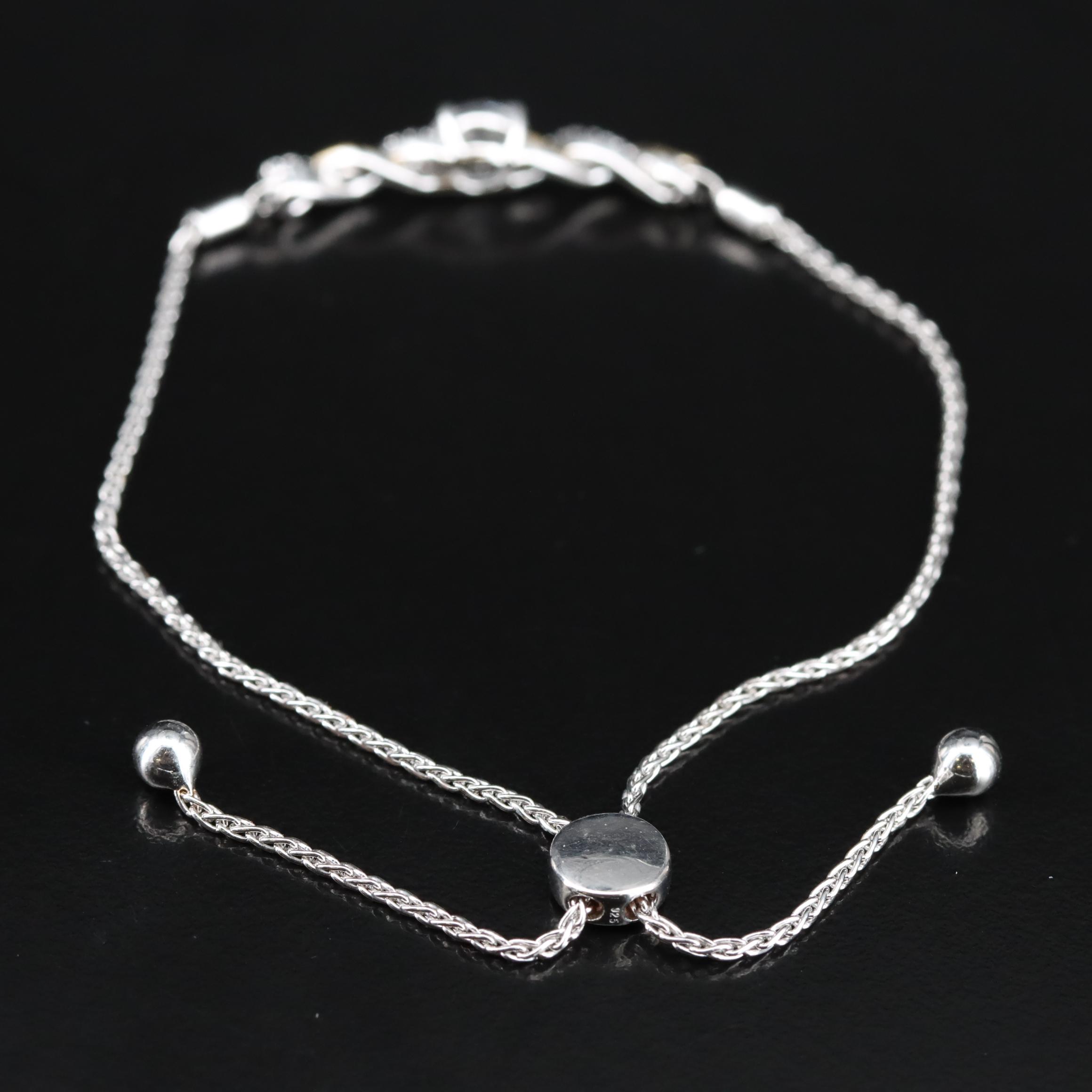 Sterling White Sapphire Bracelet