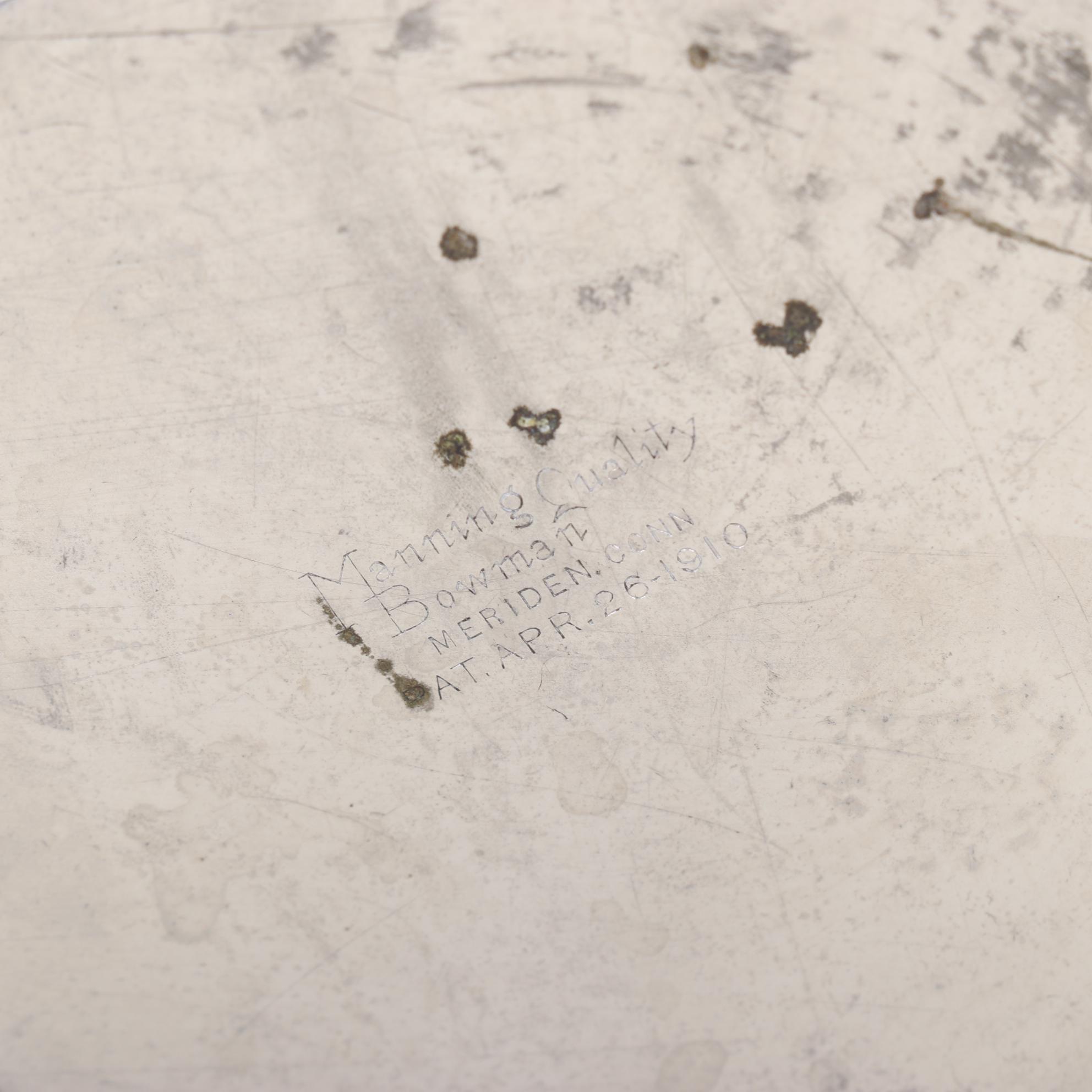 Manning Bowman Chafing Dish with Enamel Pan, Early 20th Century