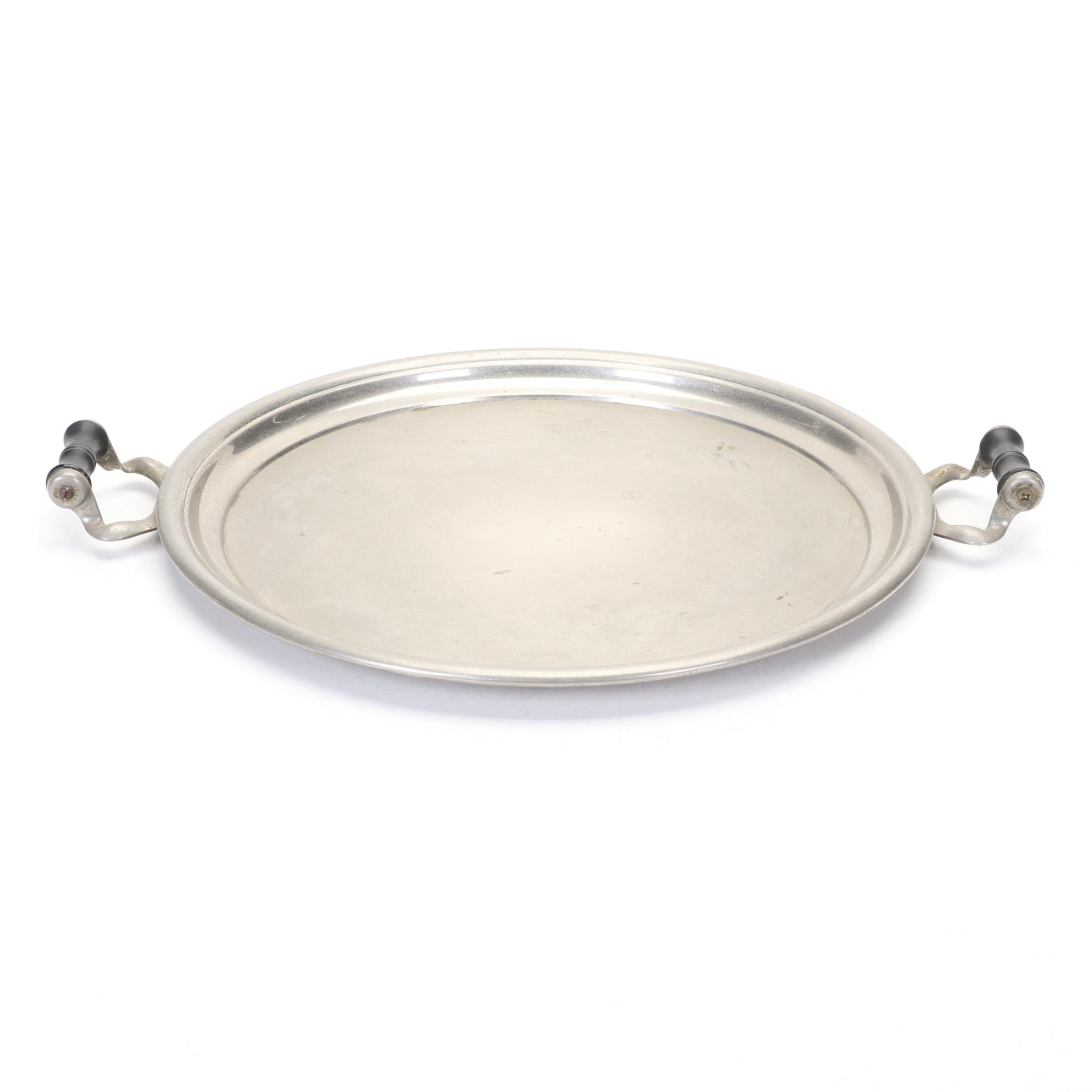 Manning Bowman Chafing Dish with Enamel Pan, Early 20th Century