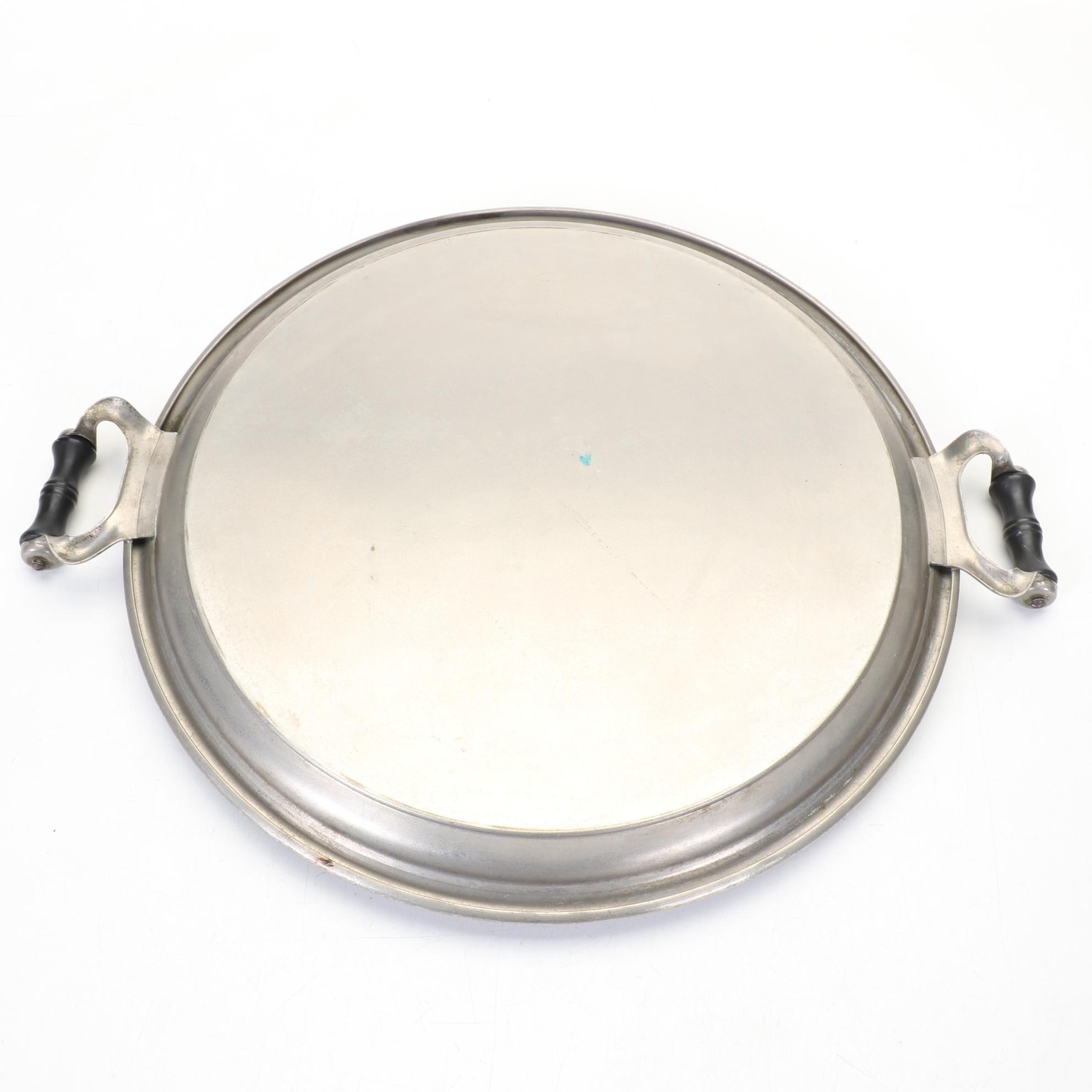 Manning Bowman Chafing Dish with Enamel Pan, Early 20th Century