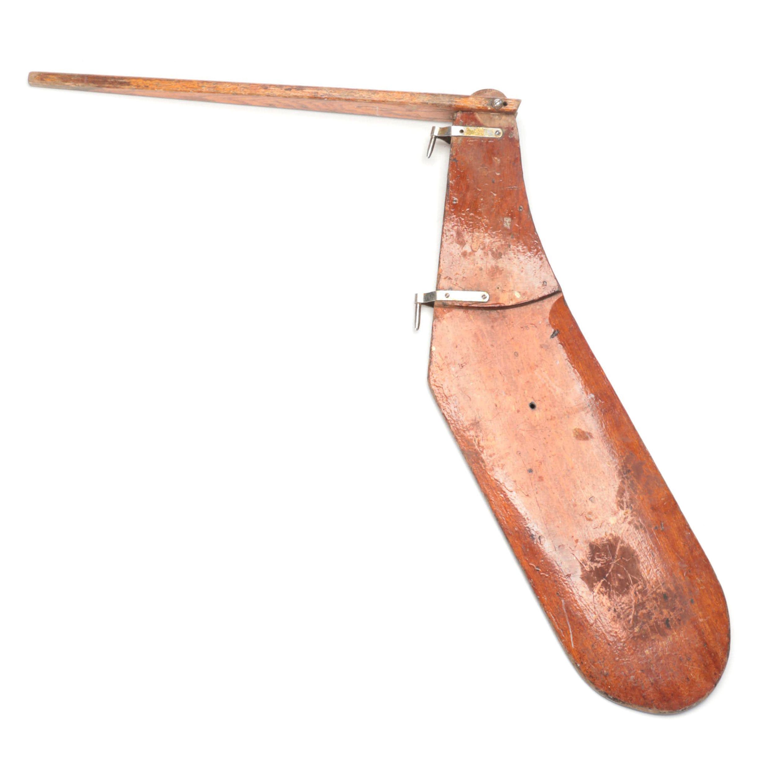Antique Wooden Boat Rudder