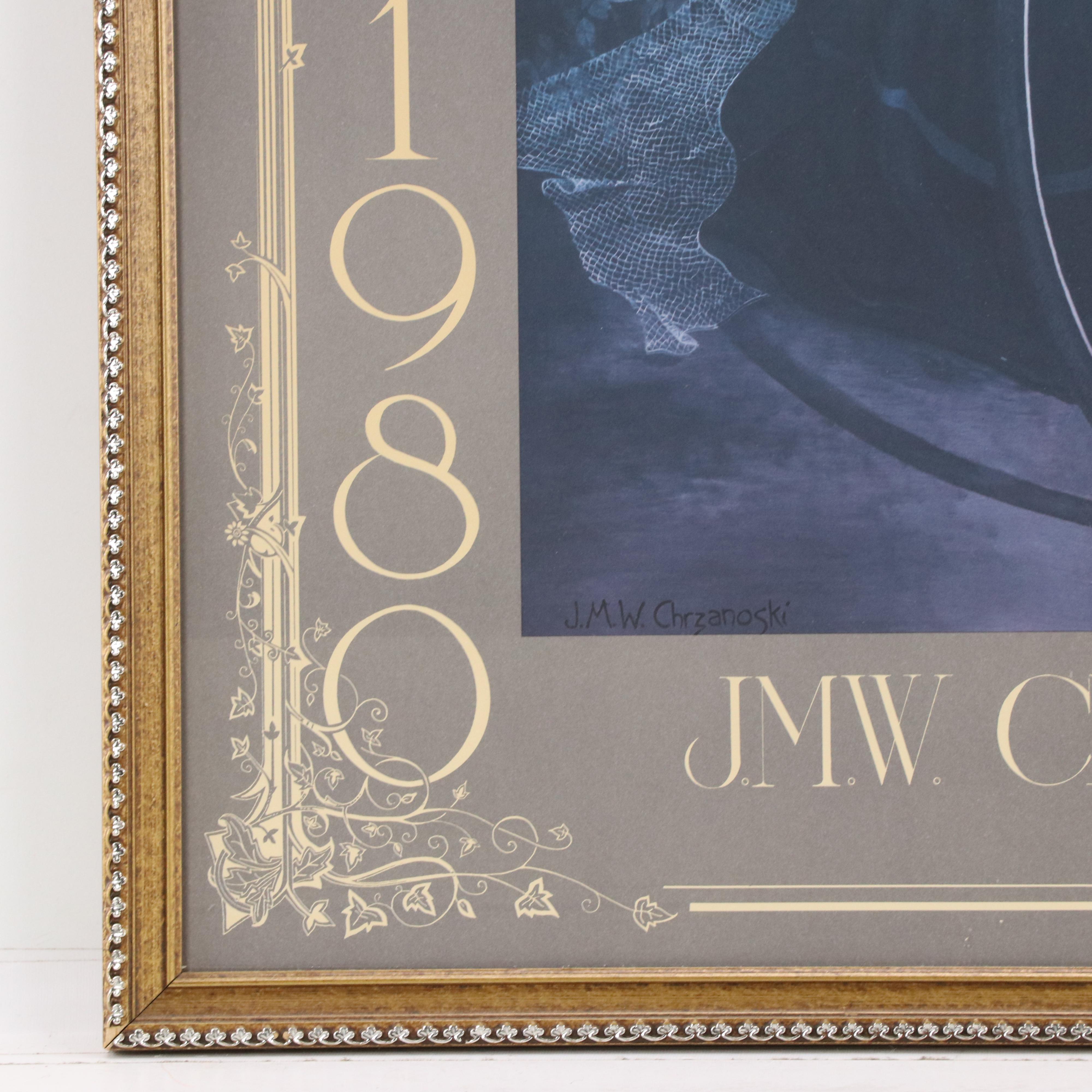 Art Expo 1980 Offset Lithograph Poster After J.M.W. Chrzanoska