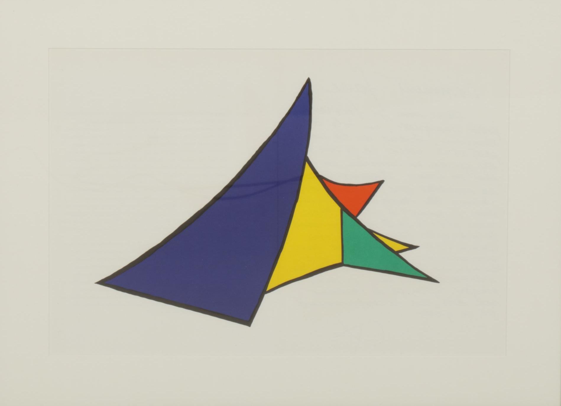 Alexander Calder Double-Page Color Lithograph for "Derrière le Miroir," 1963