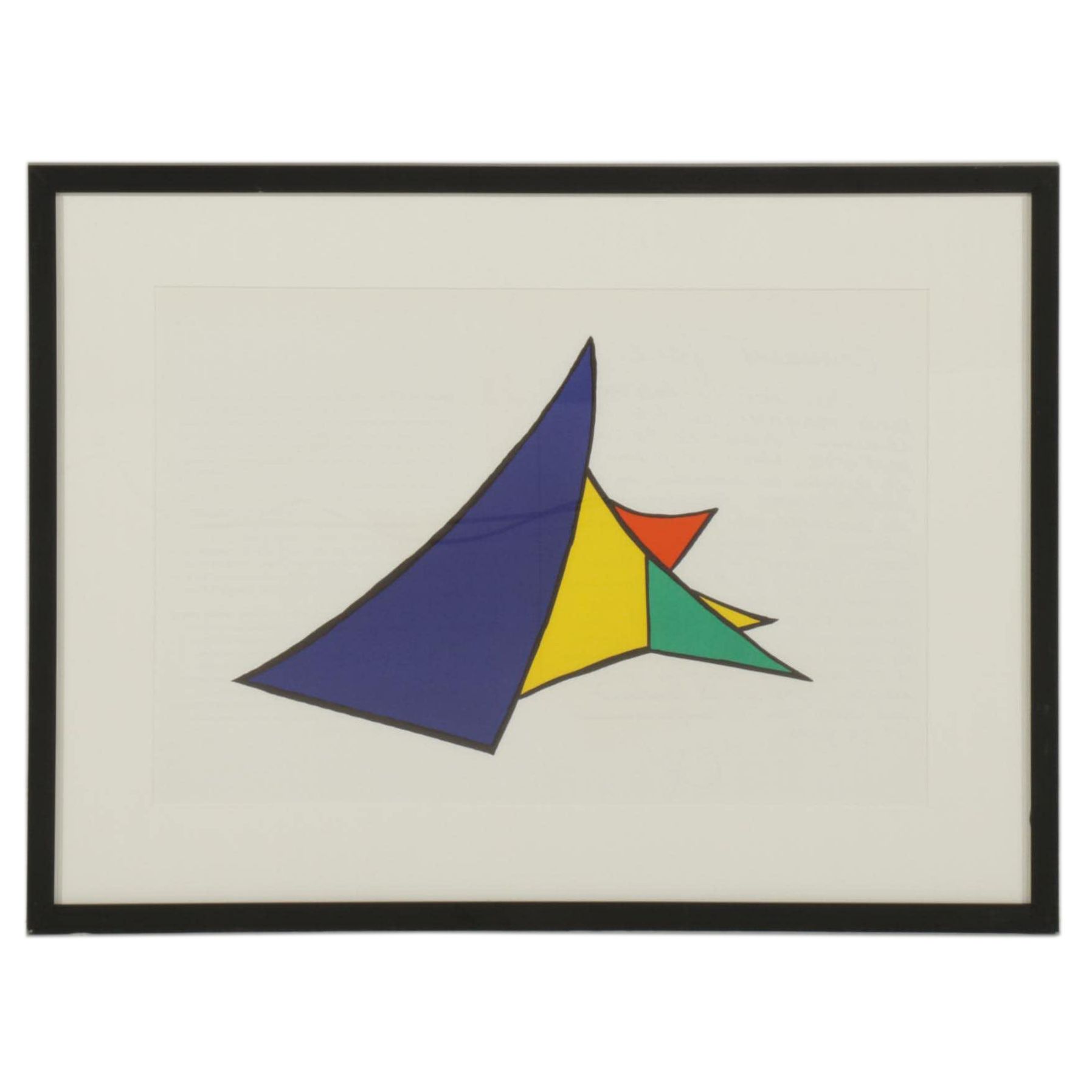 Alexander Calder Double-Page Color Lithograph for "Derrière le Miroir," 1963