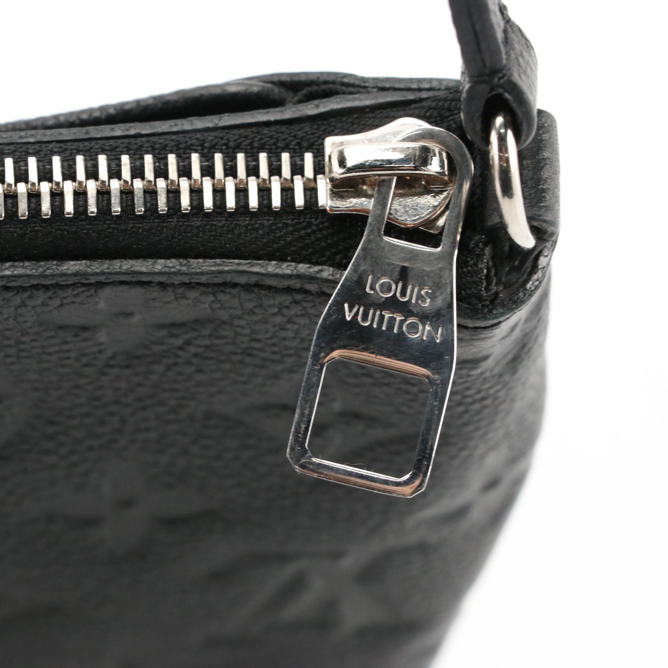 Louis Vuitton Uniformes Pallas Crossbody Bag in Black Monogram Empreinte Leather