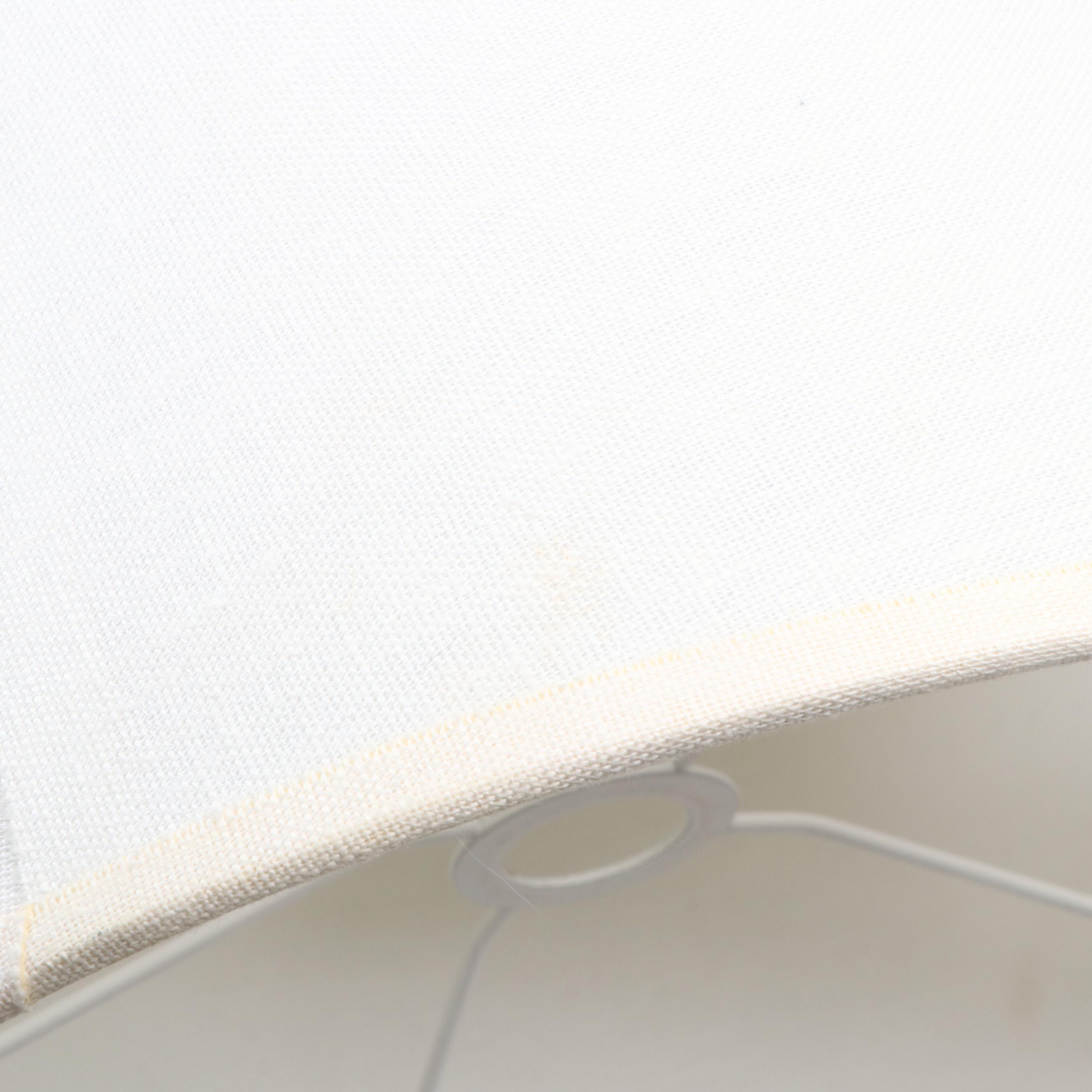 Pair of Burnt Orange Reverse Scallop Edge Table Lamps