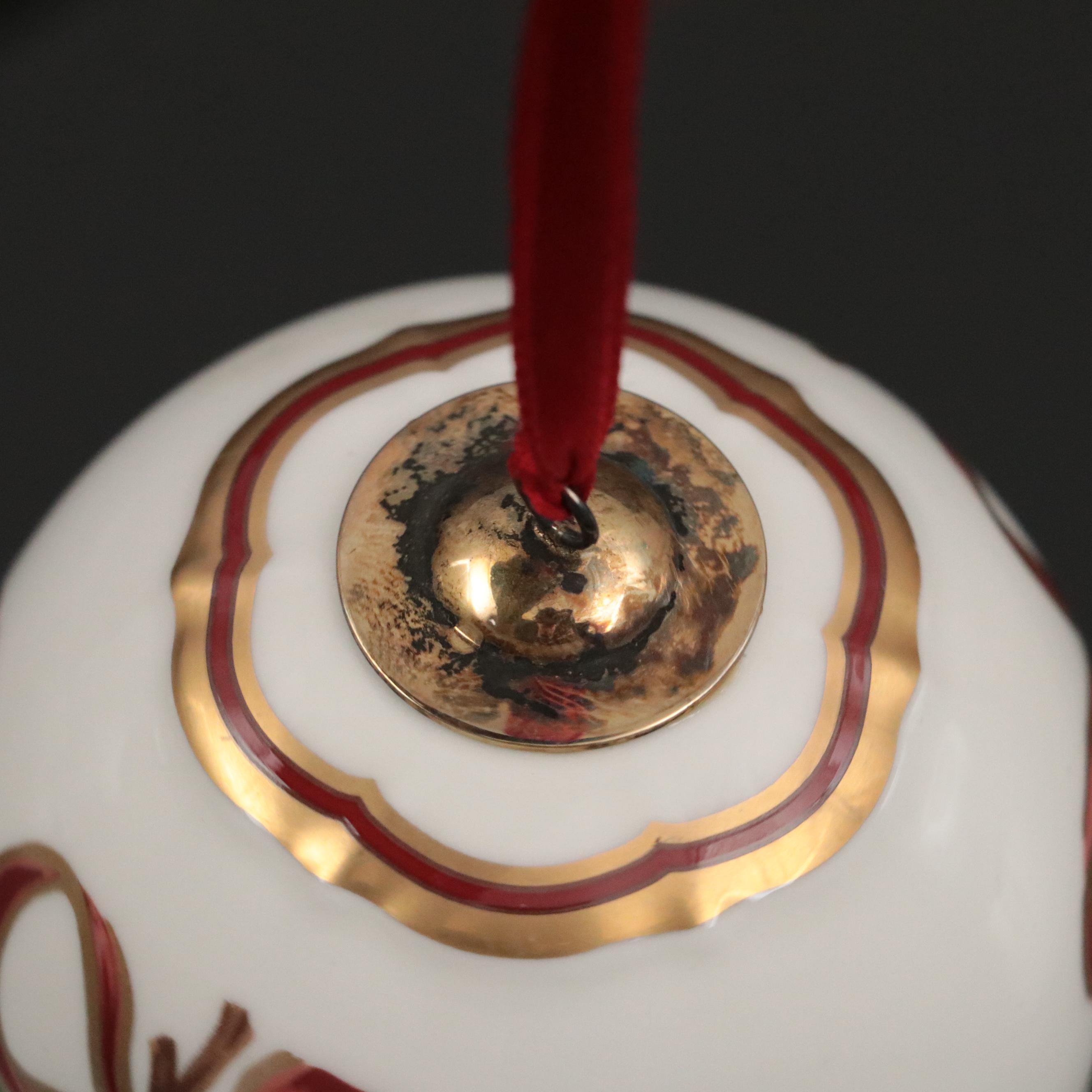 Tiffany & Co. "Tiffany Holiday" Porcelain Christmas Ornament, 1996