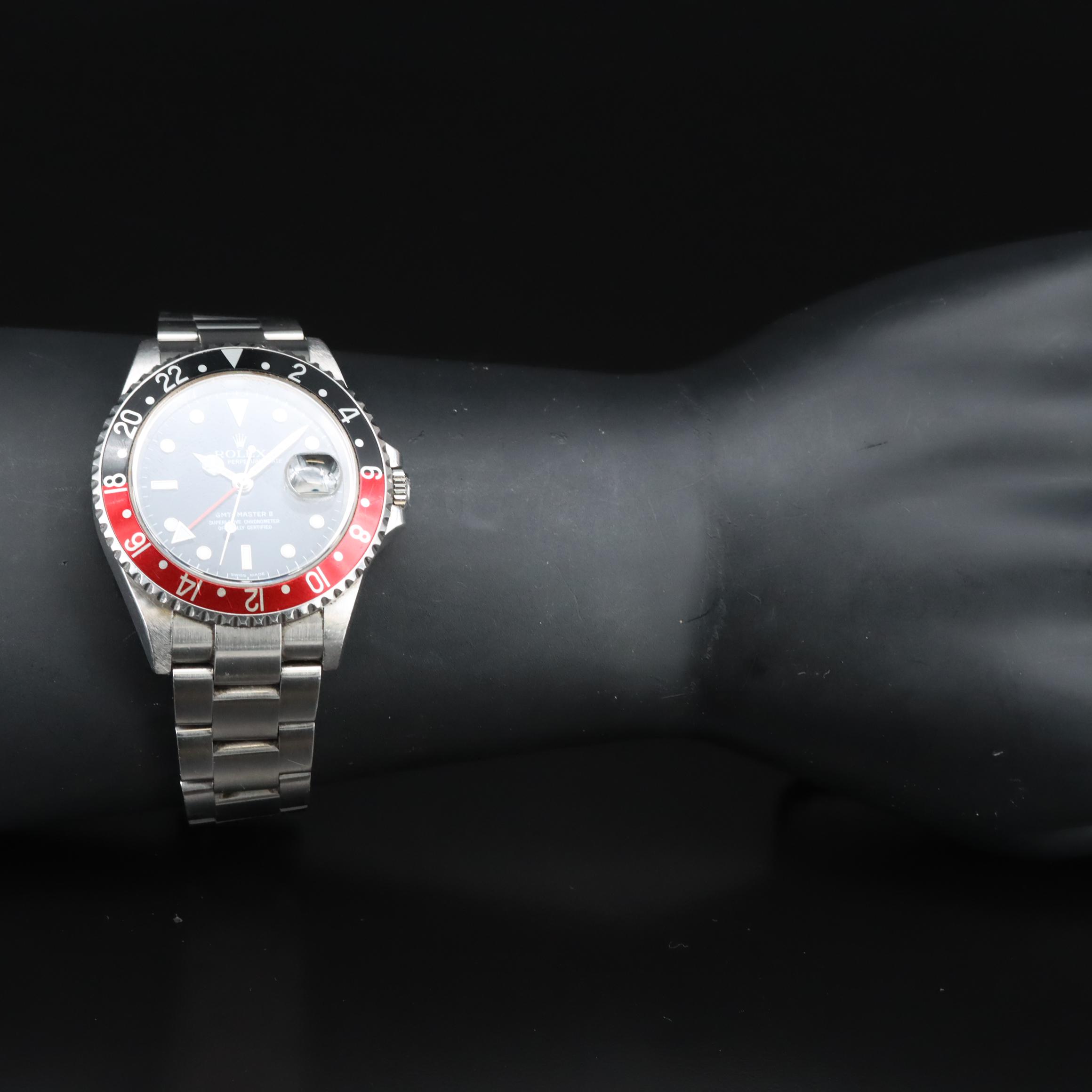 2006 - 2007 Rolex GMT Master II Watch with Coke Bezel