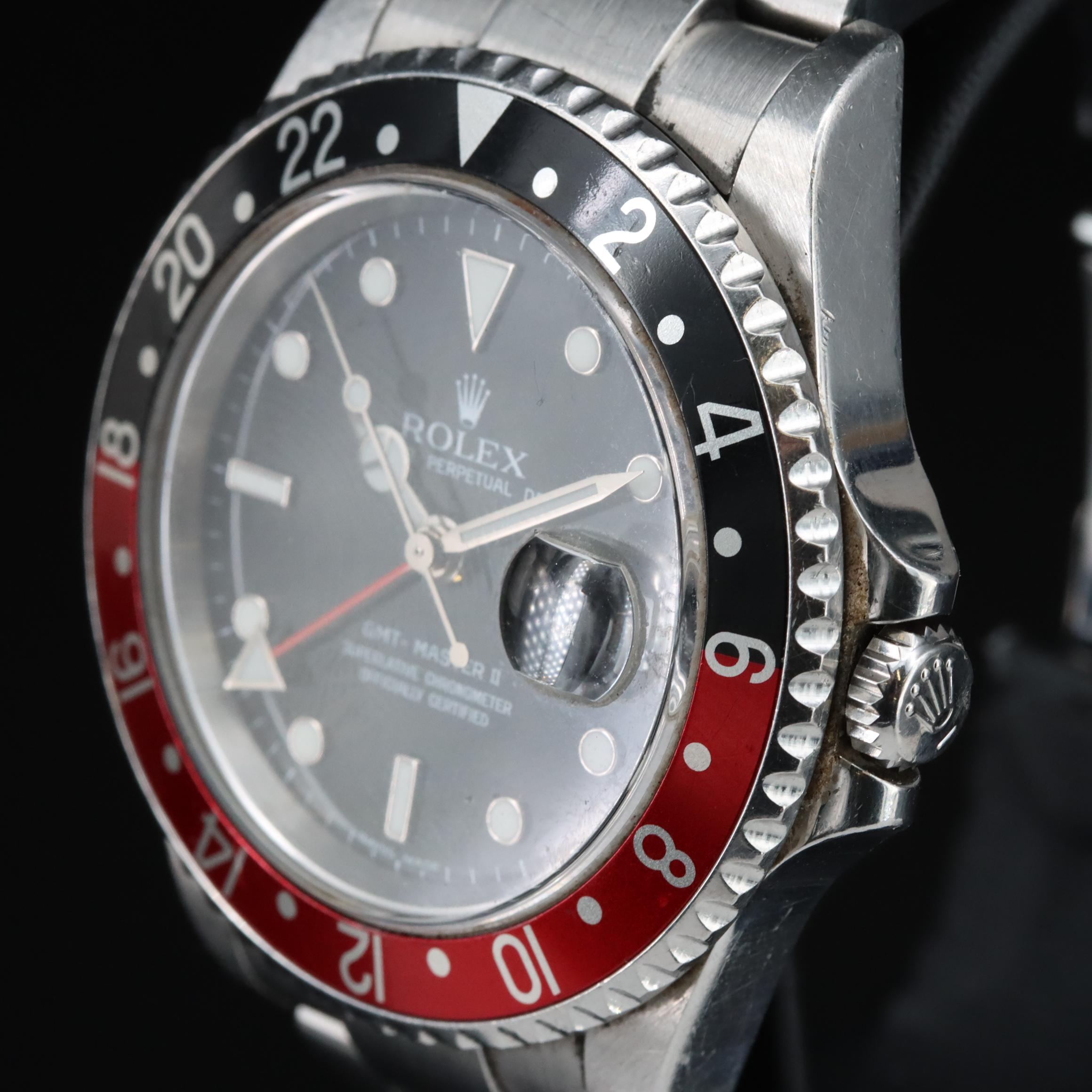 2006 - 2007 Rolex GMT Master II Watch with Coke Bezel