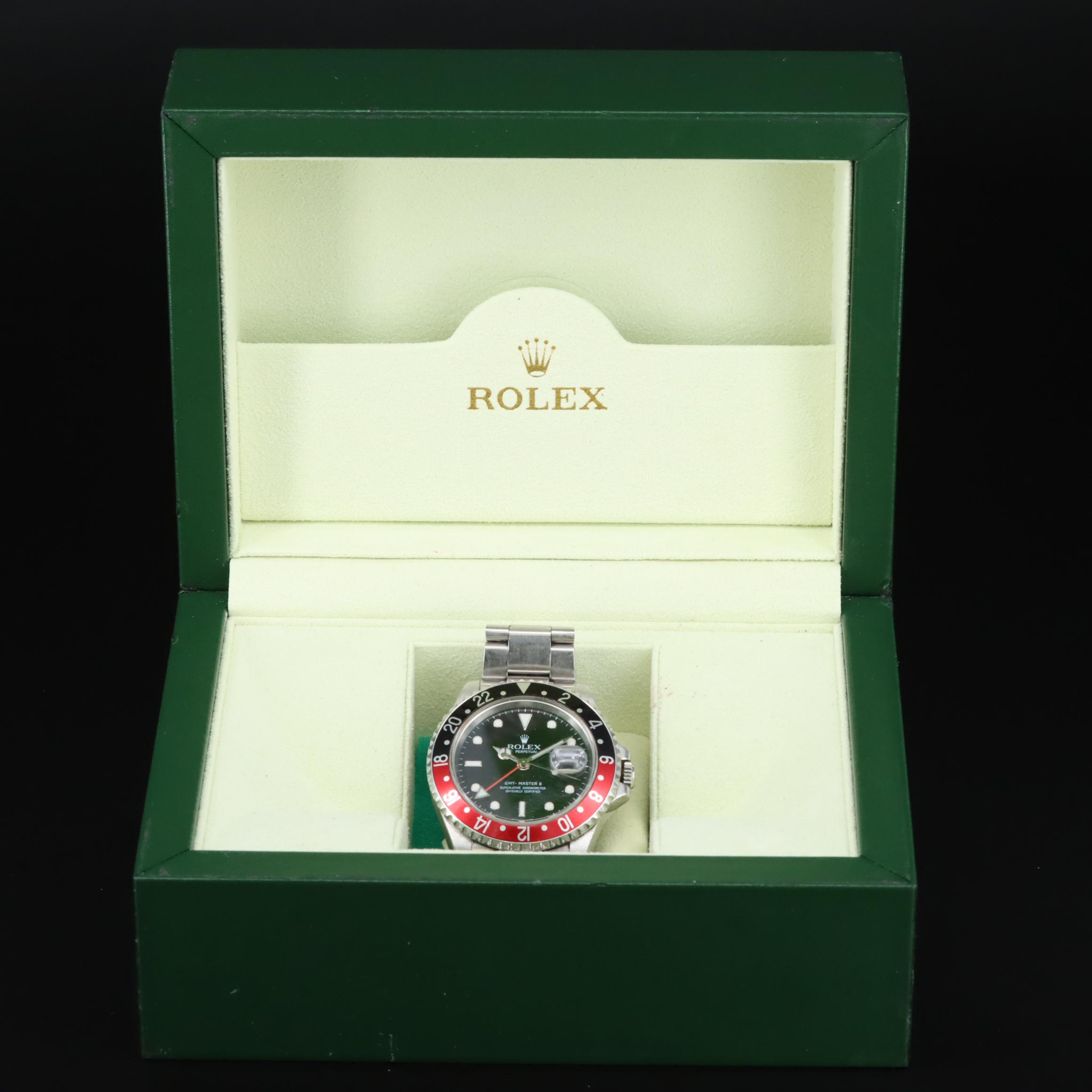 2006 - 2007 Rolex GMT Master II Watch with Coke Bezel