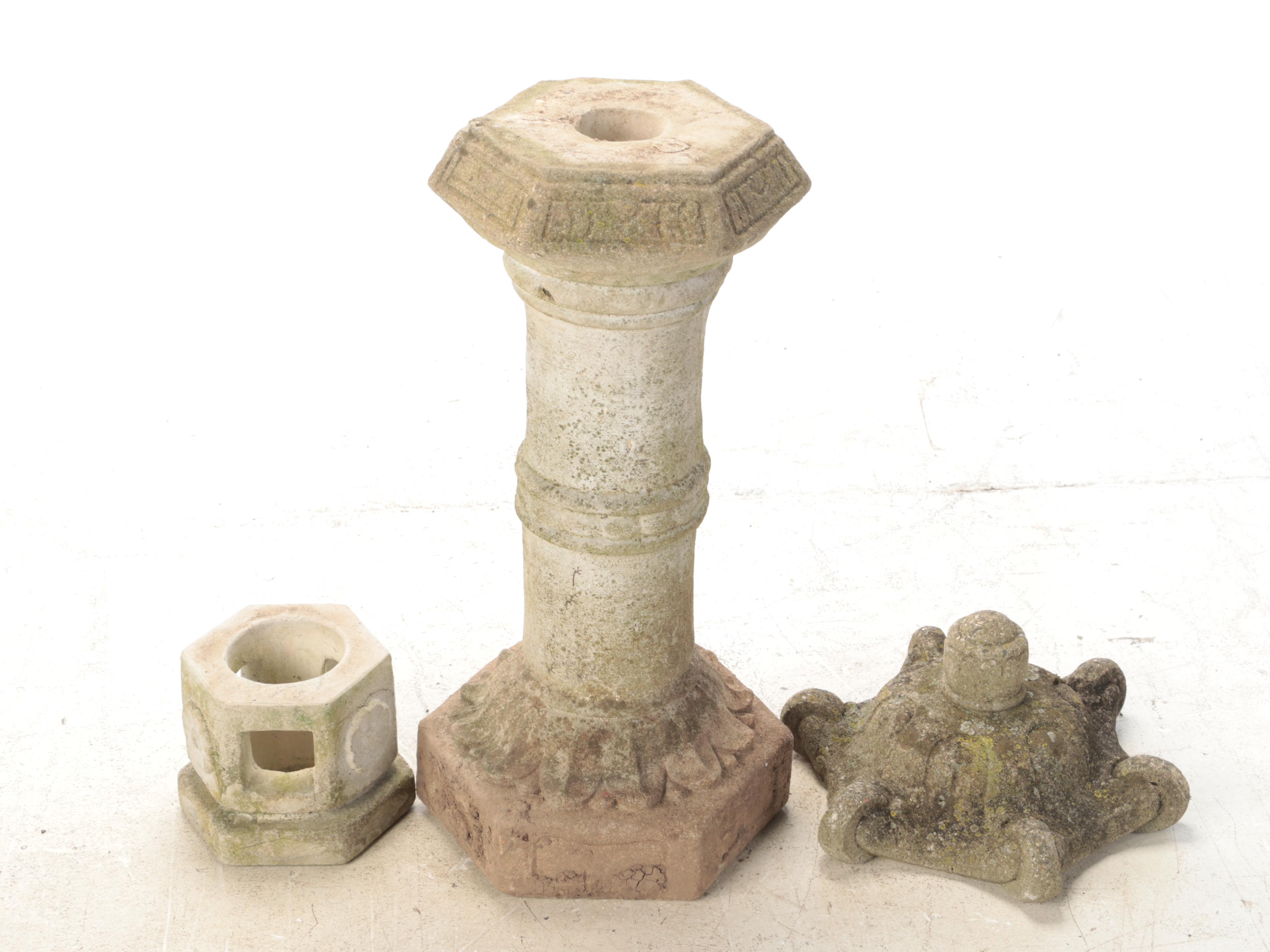 East Asian Style Cast Concrete Pagoda Garden Statue