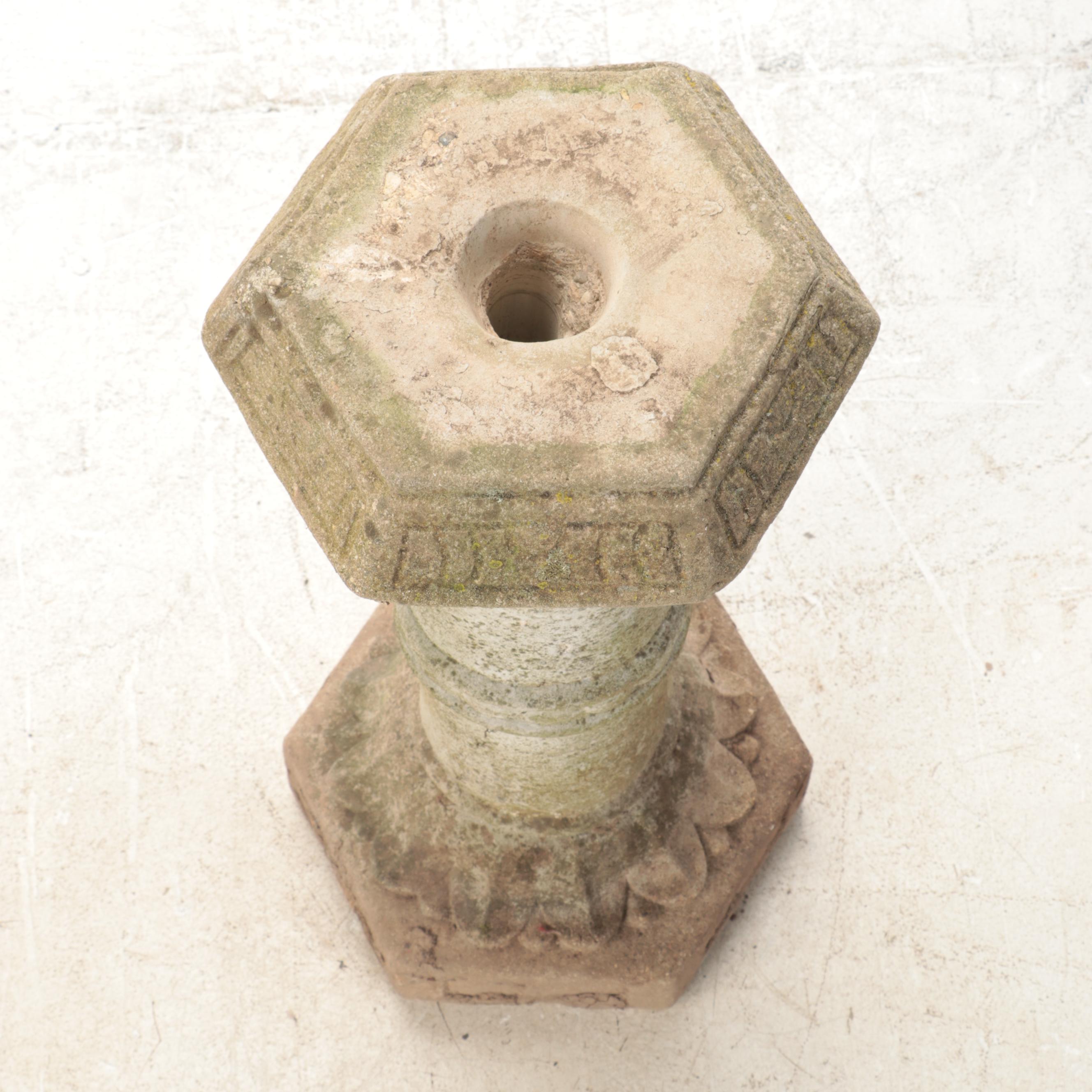 East Asian Style Cast Concrete Pagoda Garden Statue