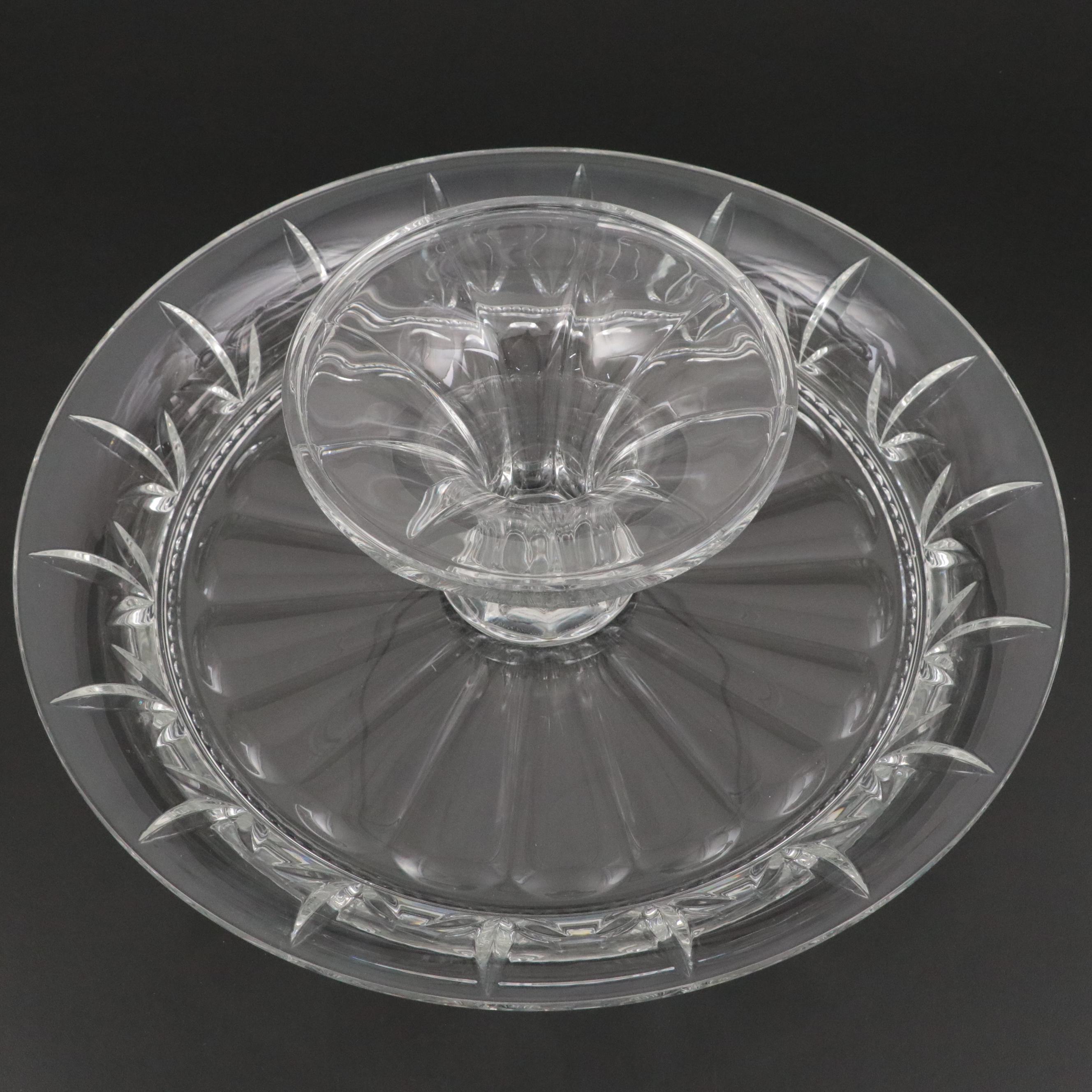 Marquis by Waterford Crystal Convertible Cake Stand and Punch Bowl