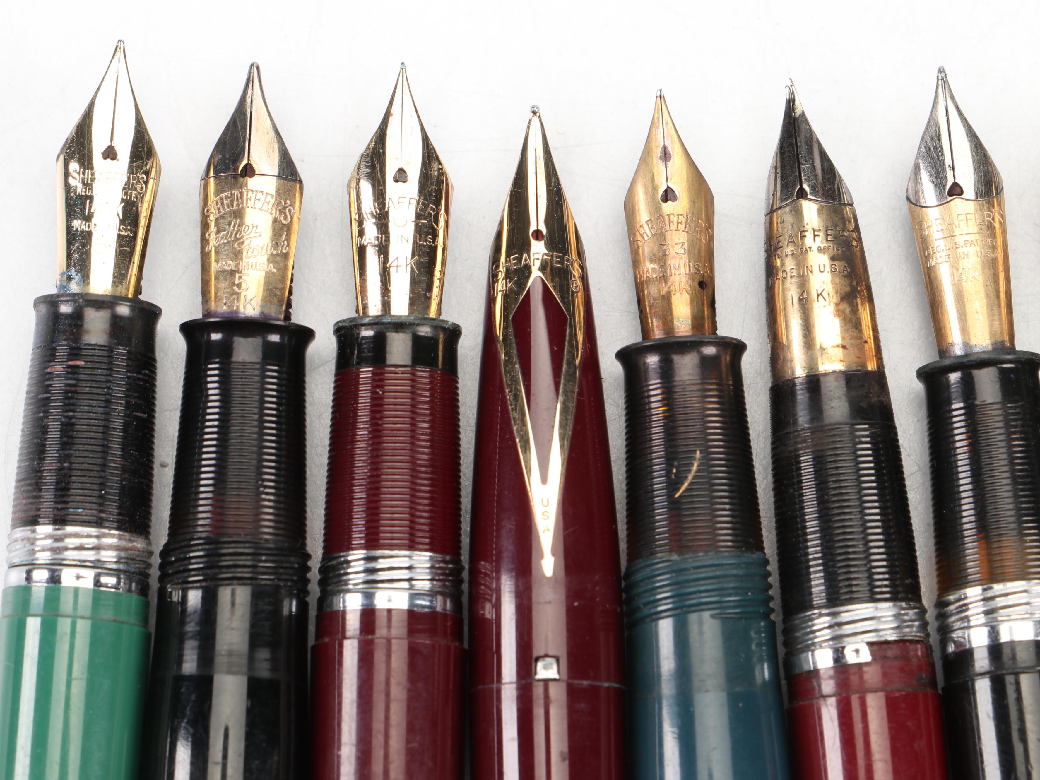 Sheaffer Fountain Pen Collection with 14K Gold Nibs