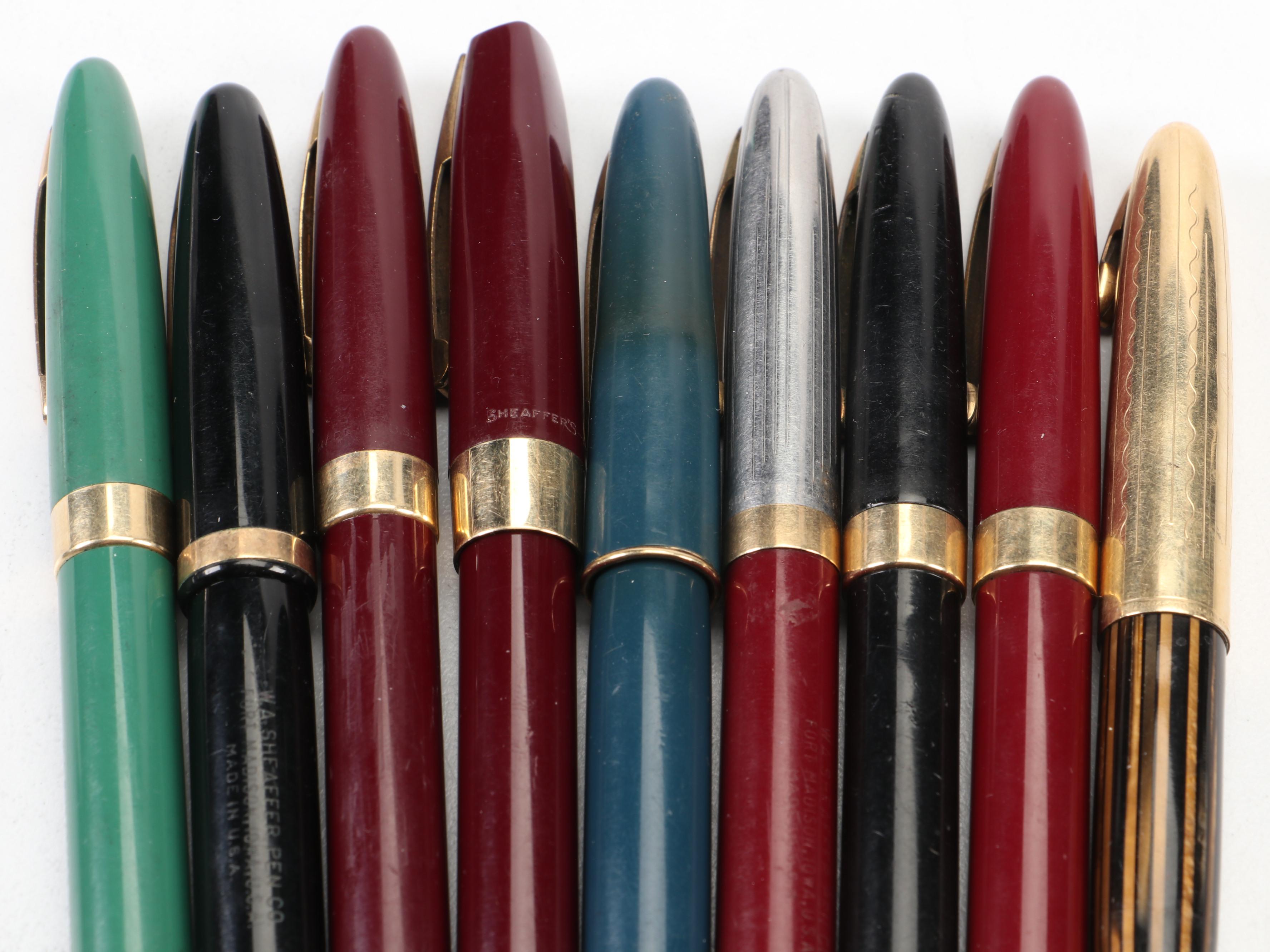 Sheaffer Fountain Pen Collection with 14K Gold Nibs