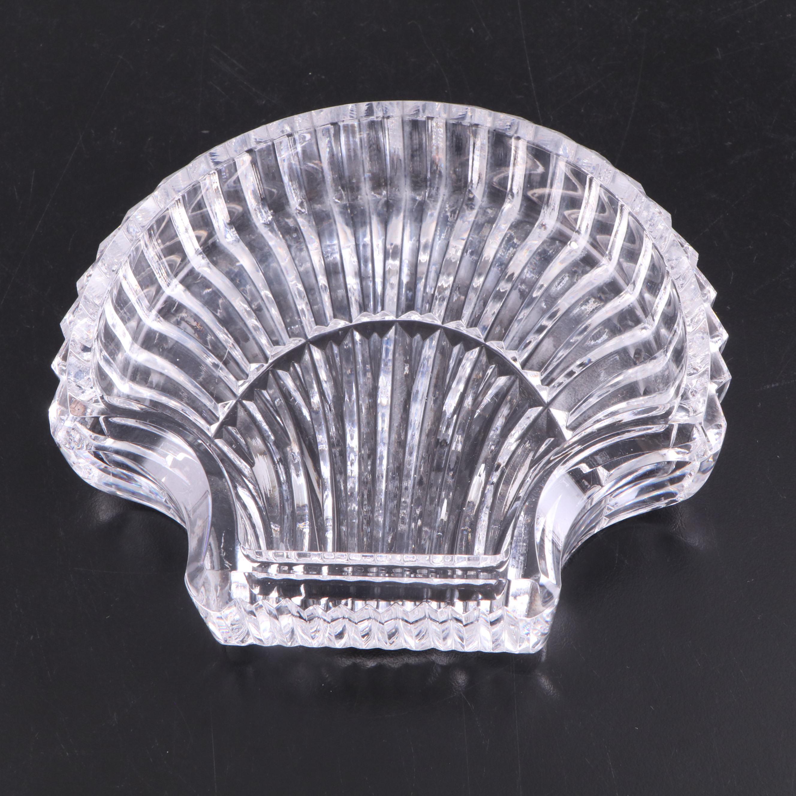 Marquis by Waterford Frame with Tiffany & Co. Vase and Other Crystal Decor