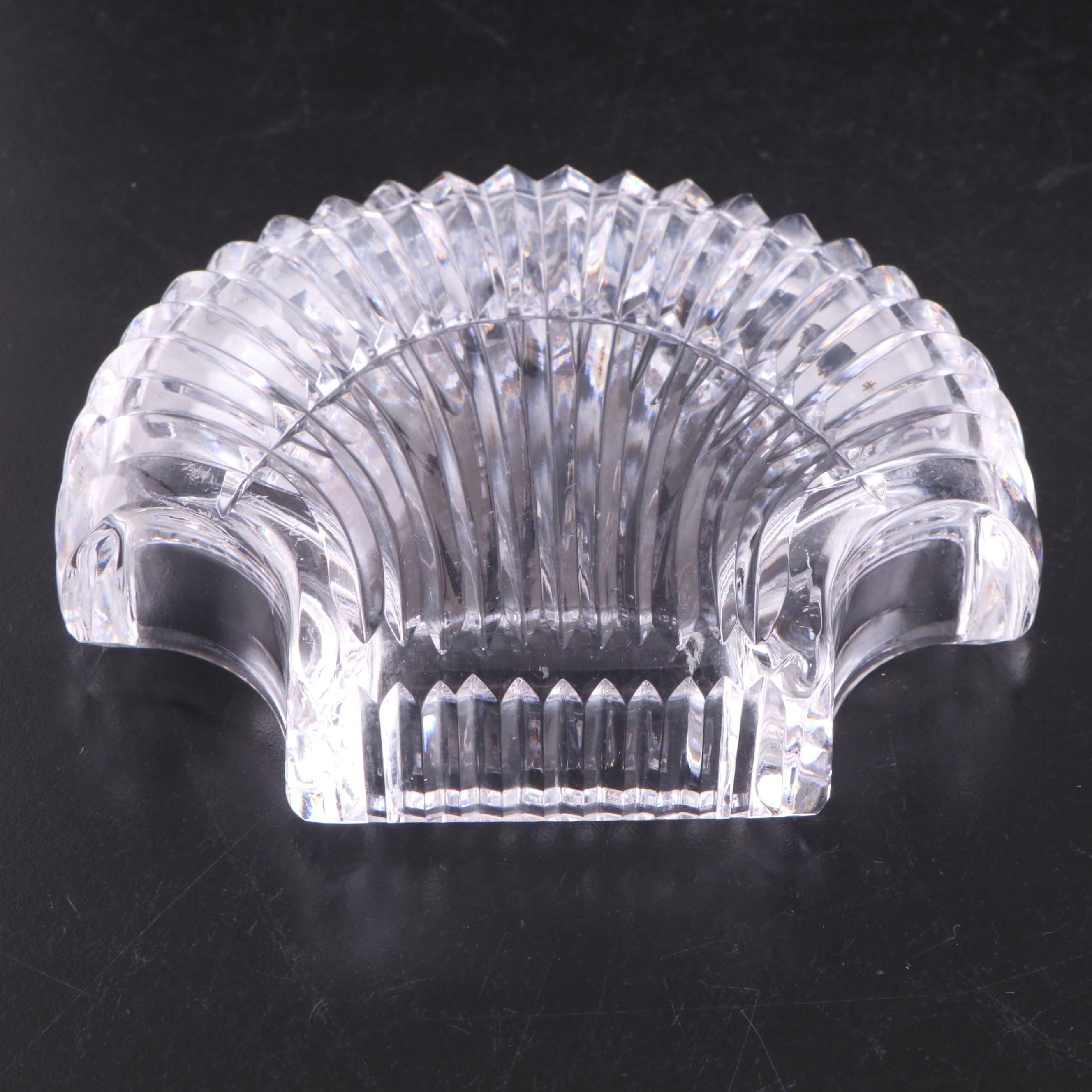 Marquis by Waterford Frame with Tiffany & Co. Vase and Other Crystal Decor