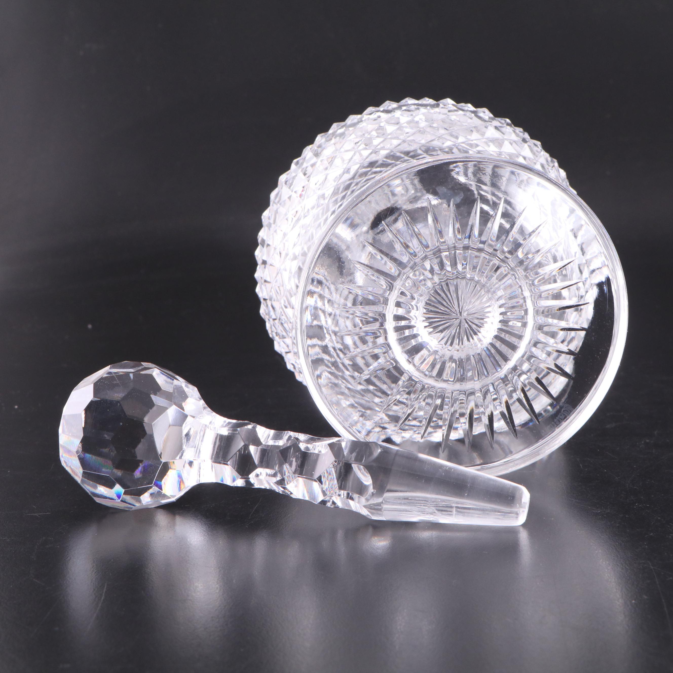 Marquis by Waterford Frame with Tiffany & Co. Vase and Other Crystal Decor