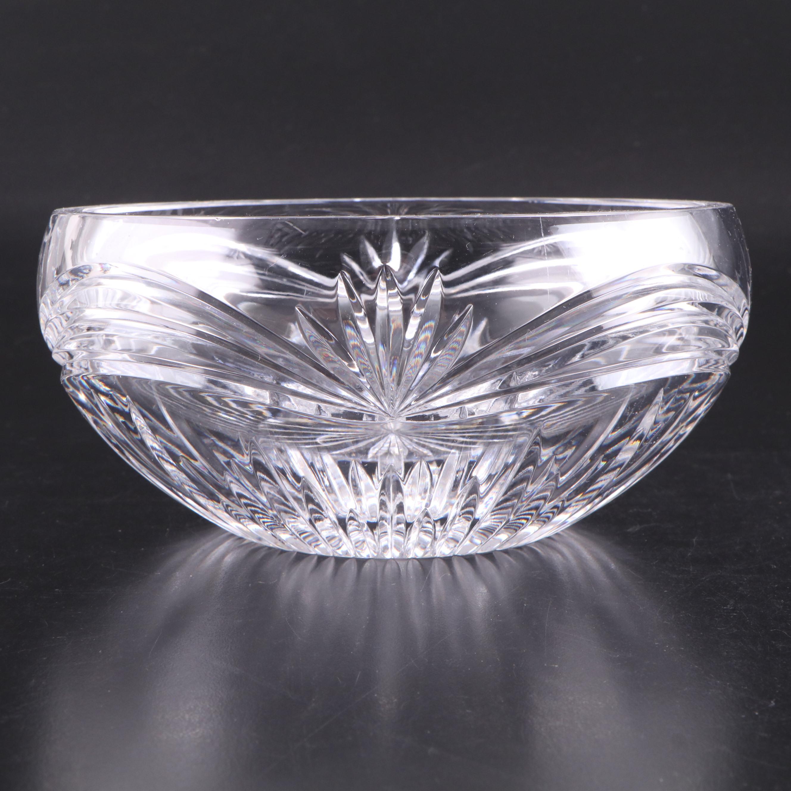 Marquis by Waterford Frame with Tiffany & Co. Vase and Other Crystal Decor