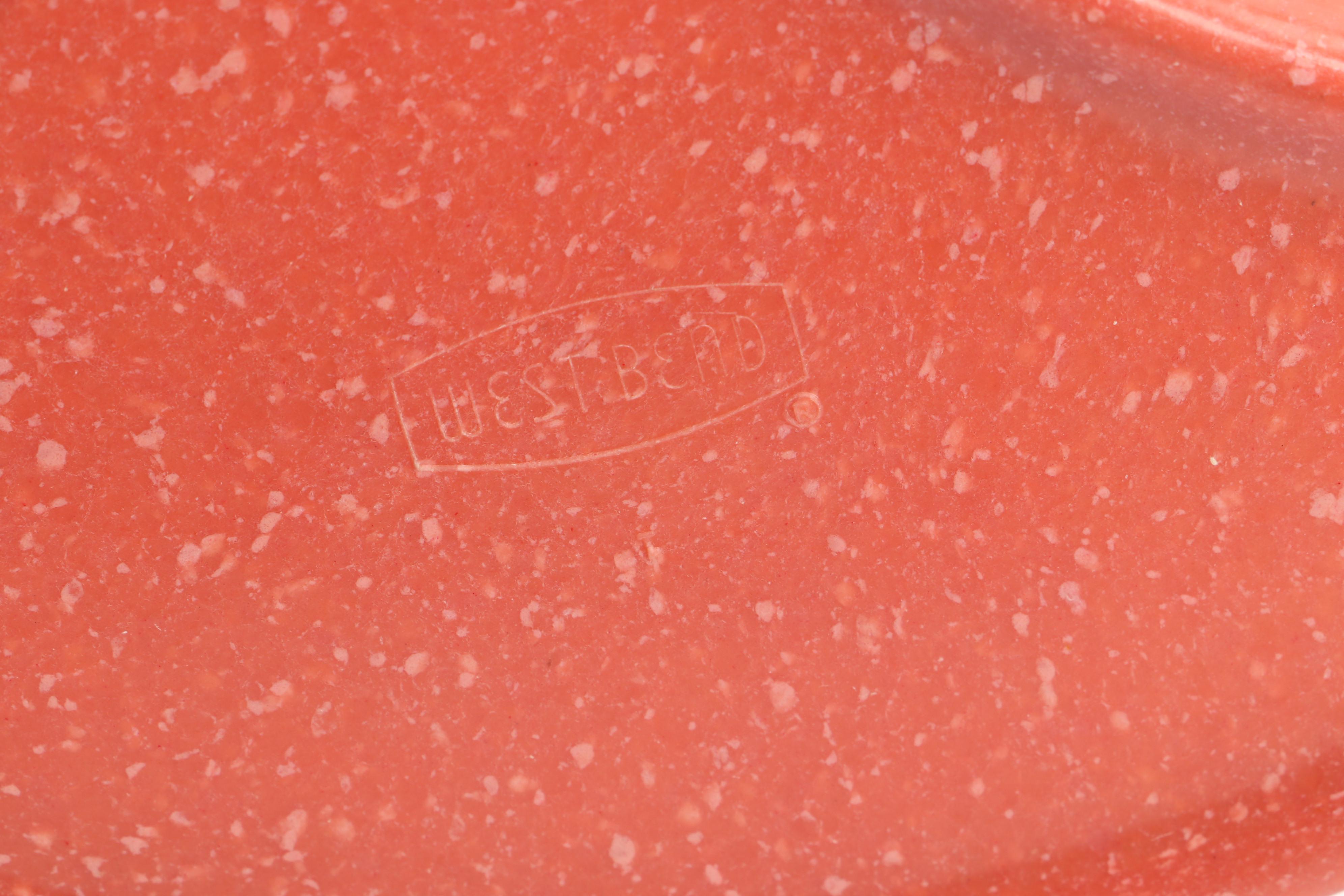 Mid Century Modern Westbend Lazy Susan Set with Other Spun Aluminum Drink Set