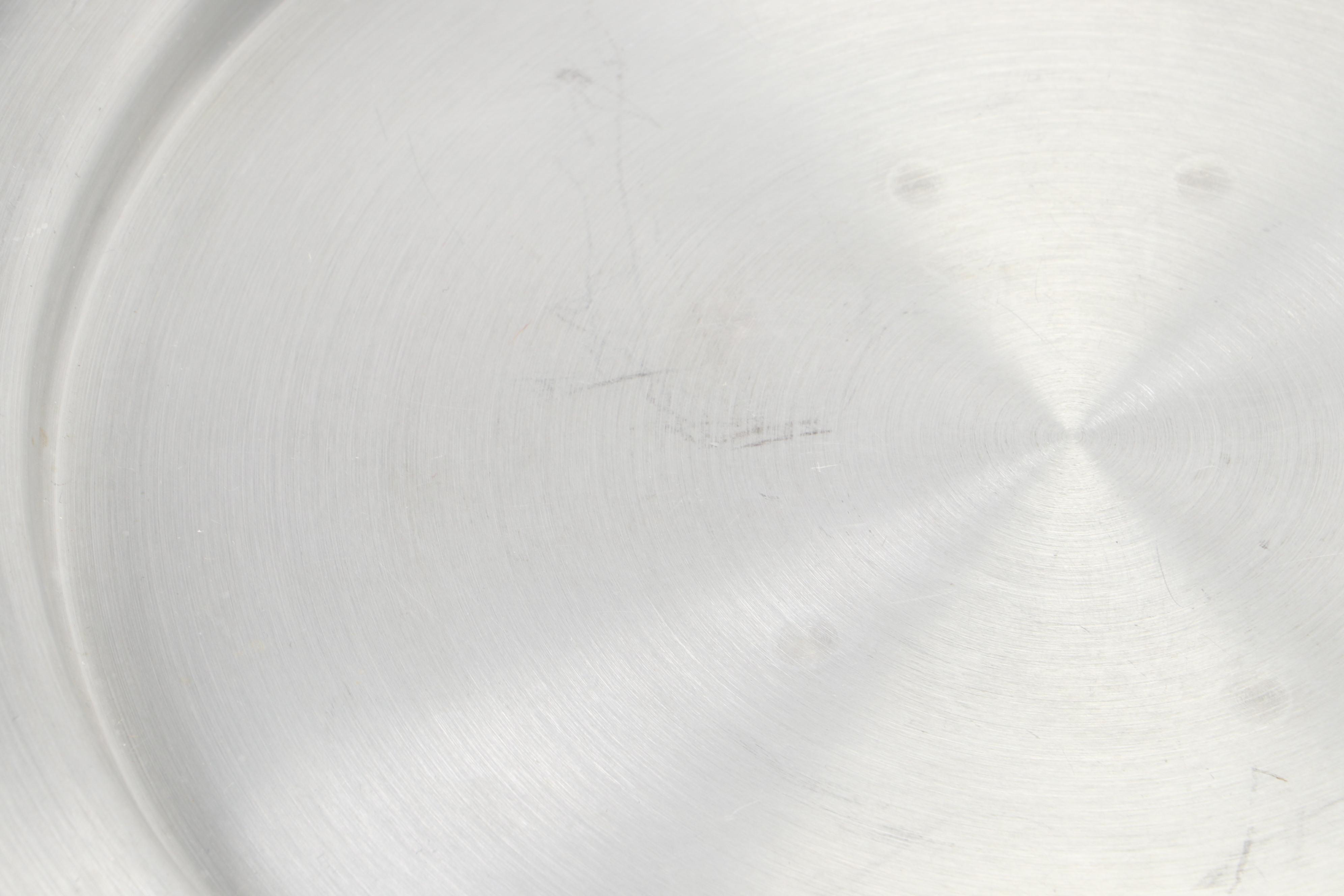 Mid Century Modern Westbend Lazy Susan Set with Other Spun Aluminum Drink Set