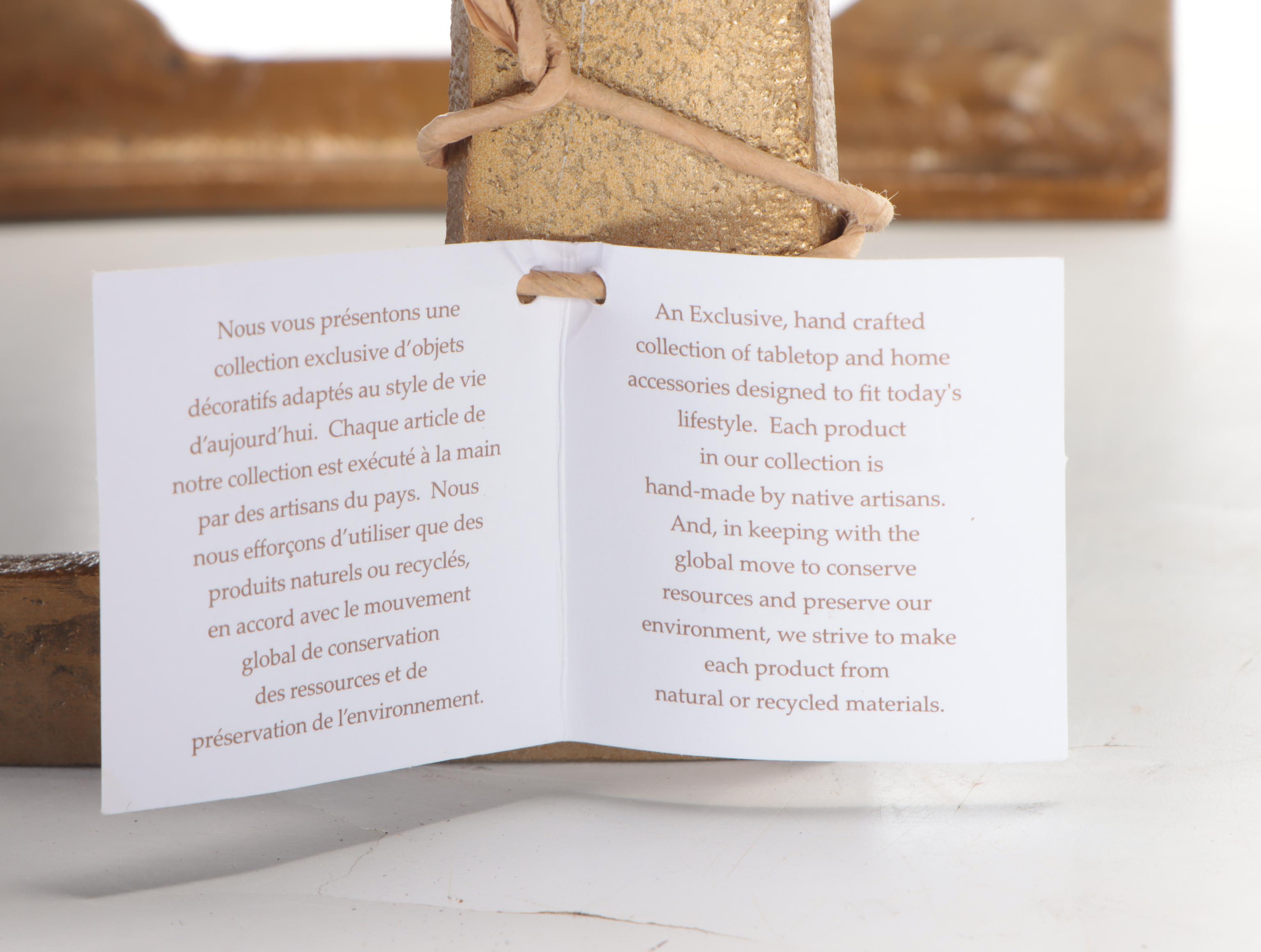 Zodax Nikki Modern Marble and Recycled Aluminum Nesting Tables Set