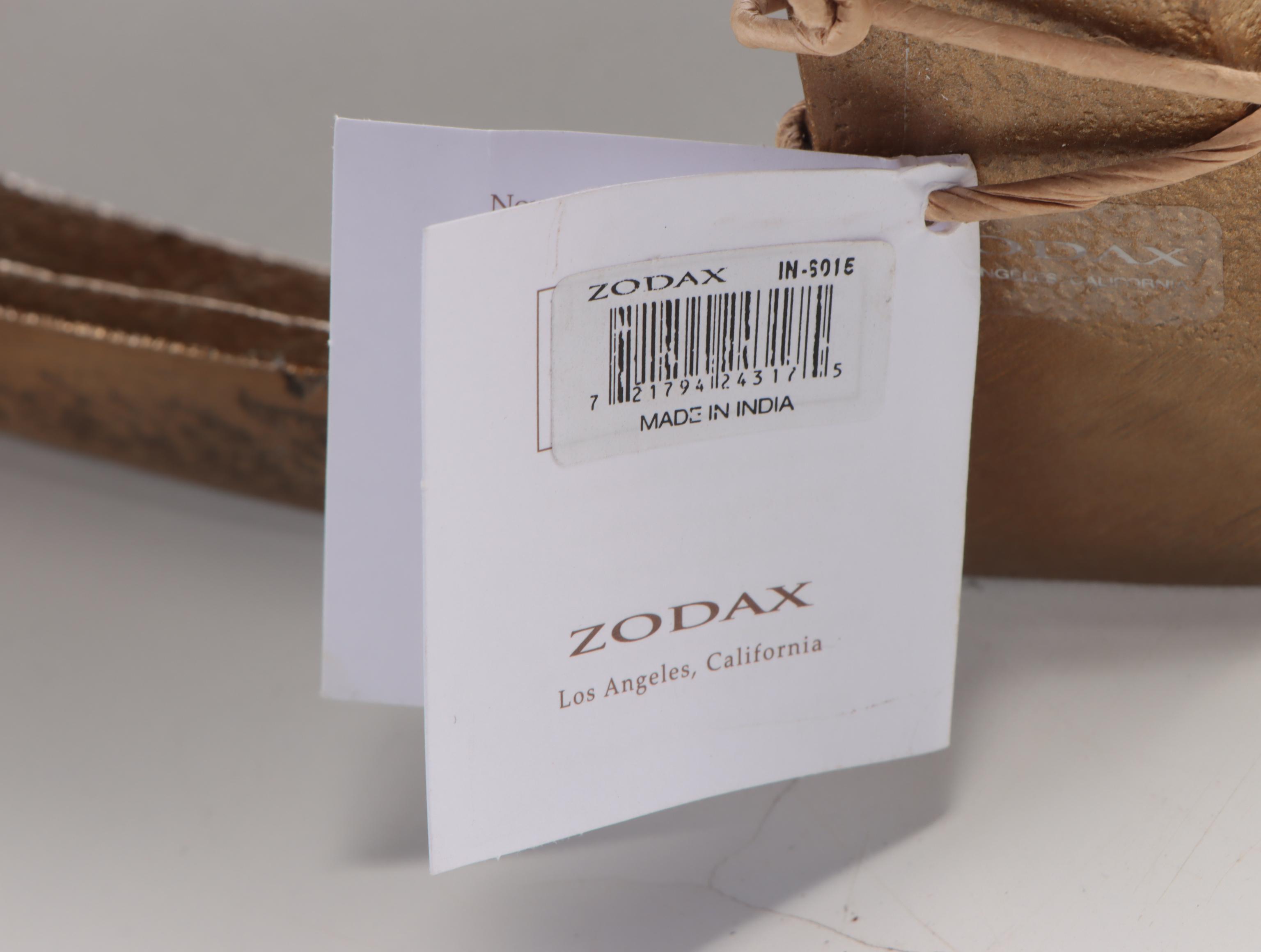 Zodax Nikki Modern Marble and Recycled Aluminum Nesting Tables Set