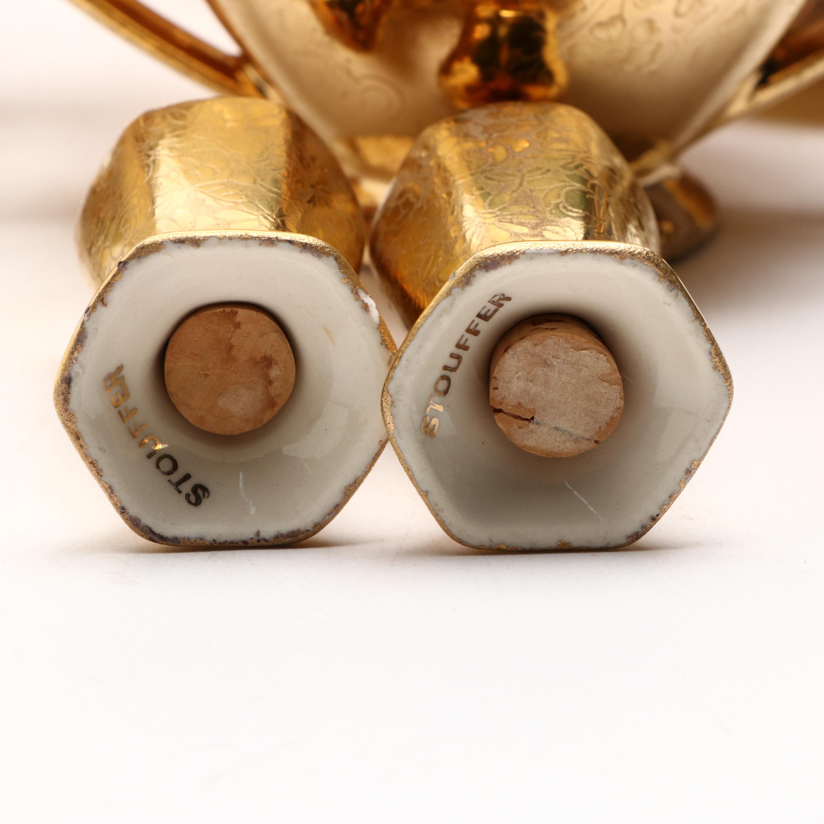 Pickard Style "Lady Hamilton" 22K Gold Decorated Porcelain Teapot and More