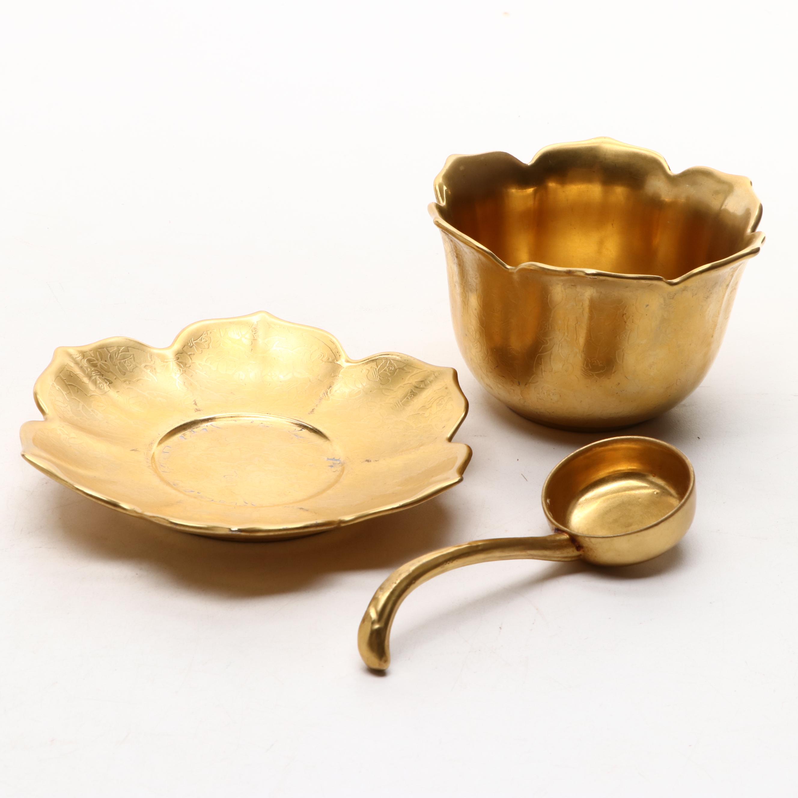 Pickard Style "Lady Hamilton" 22K Gold Decorated Porcelain Teapot and More