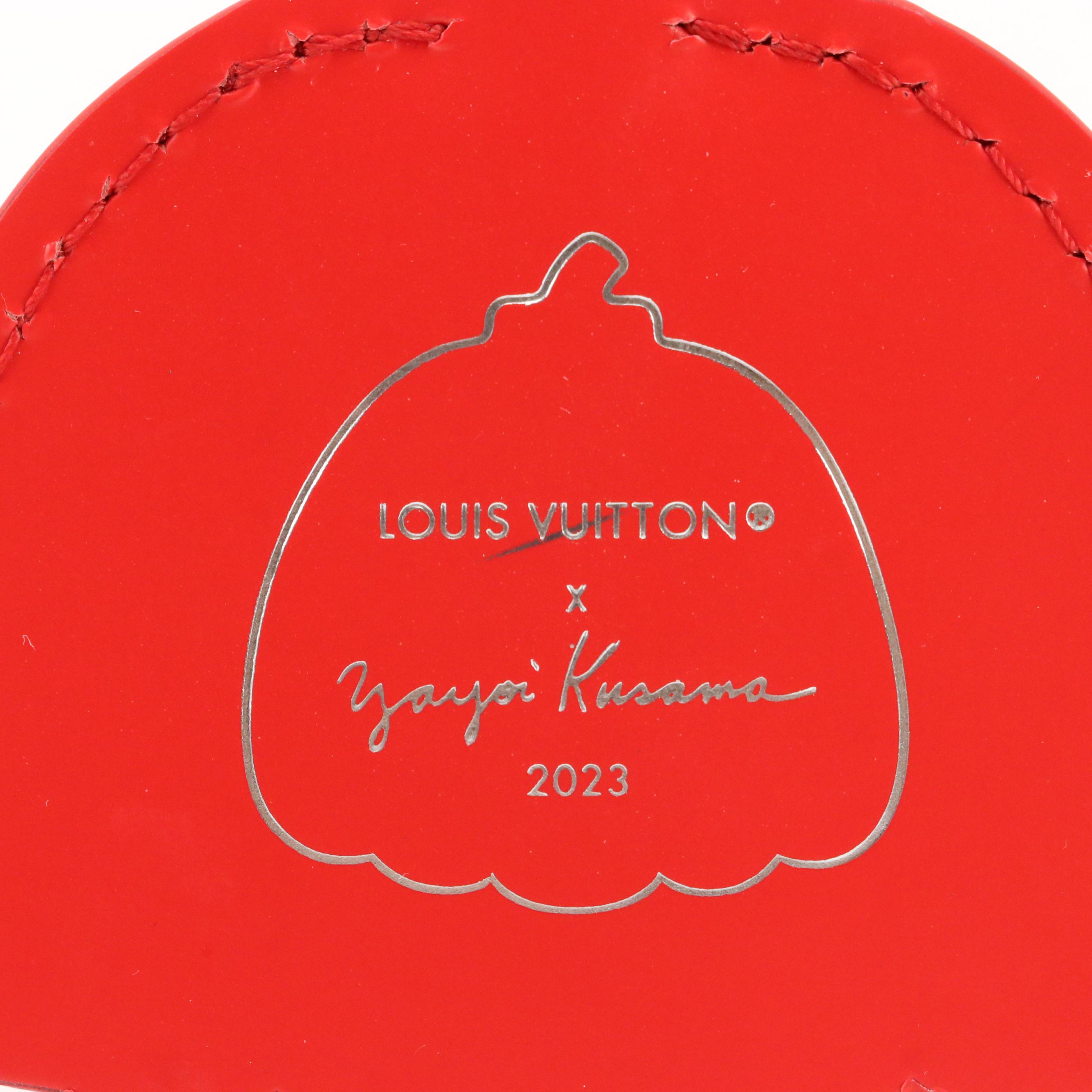 Louis Vuitton x Yayoi Kusama Leather Pumpkin Bag Charm