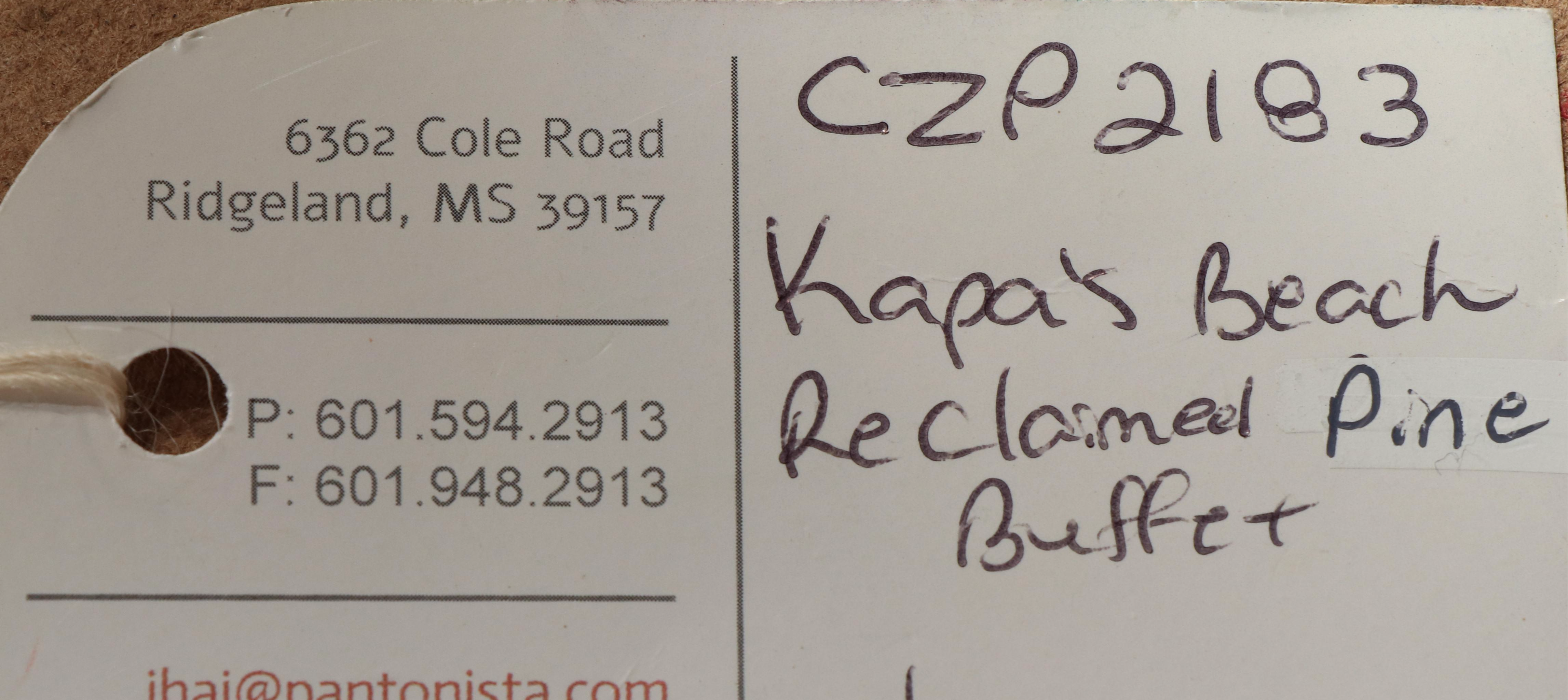 Kapa's Beach Reclaimed Pine Buffet