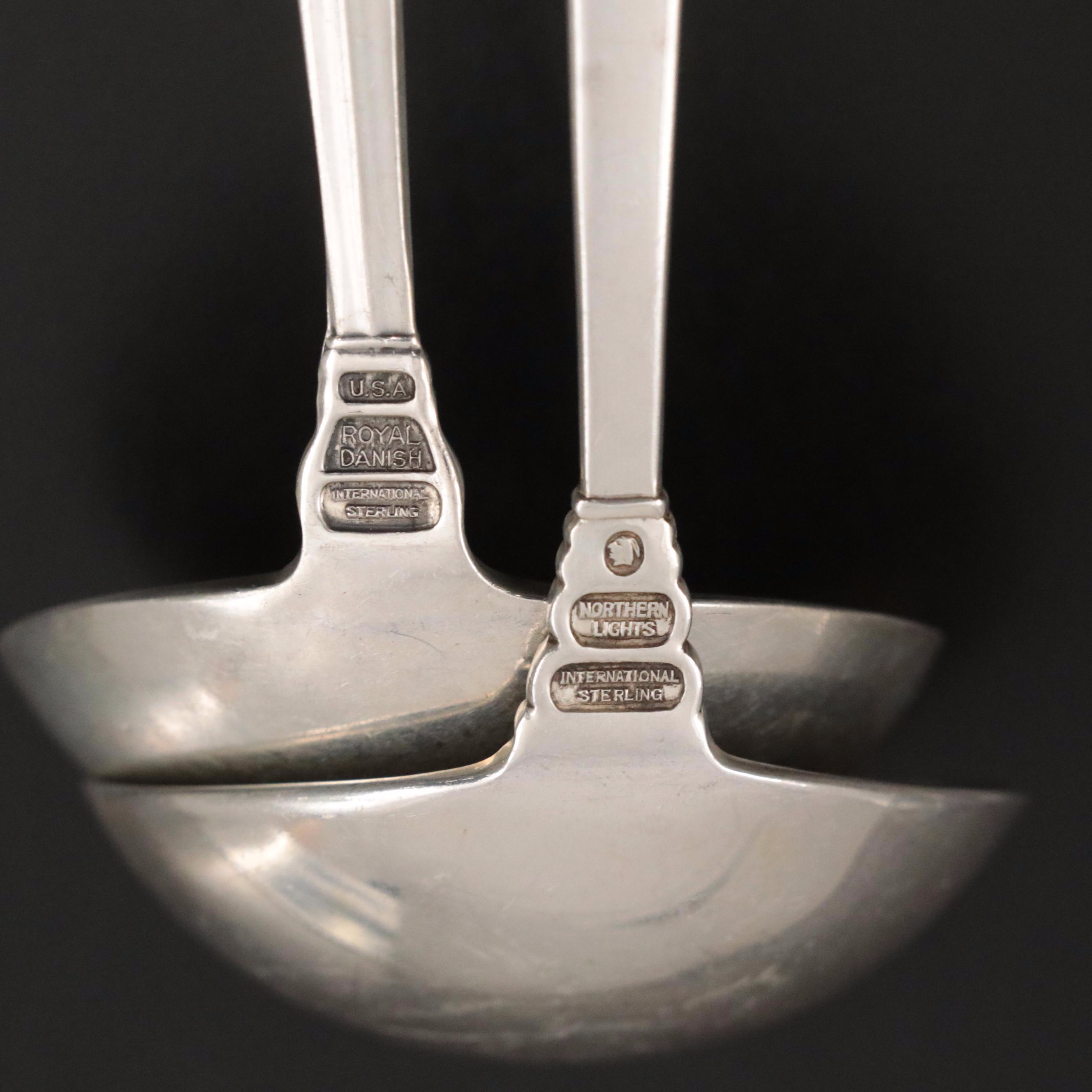 Georg Jenson "Acorn" and Other Danish Modern Sterling Silver Serving Utensils