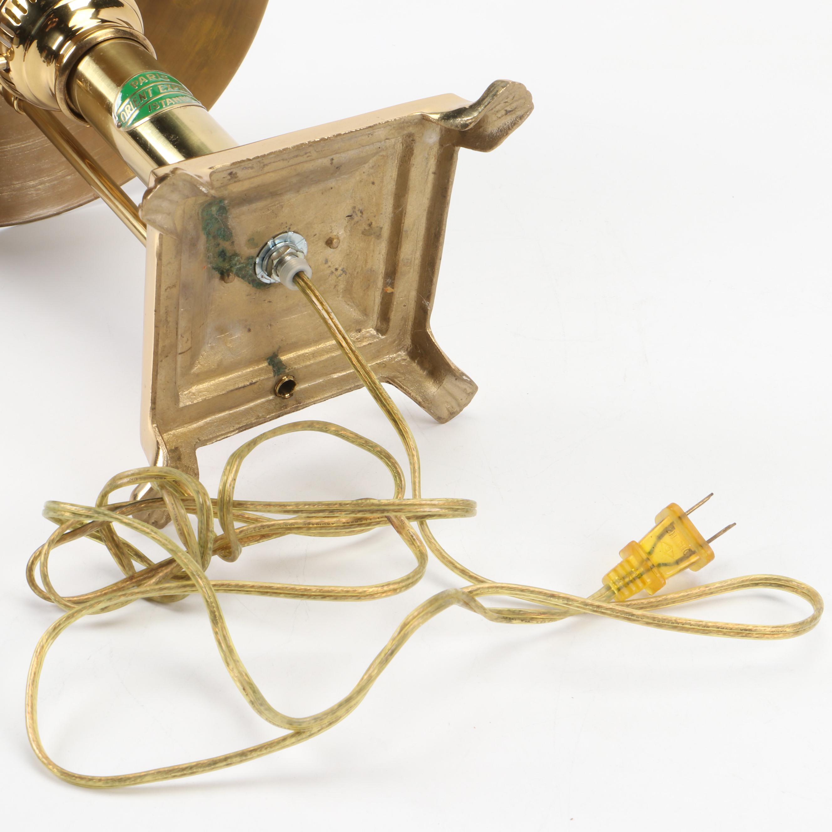 Orient Express Replica Brass Table Lamp