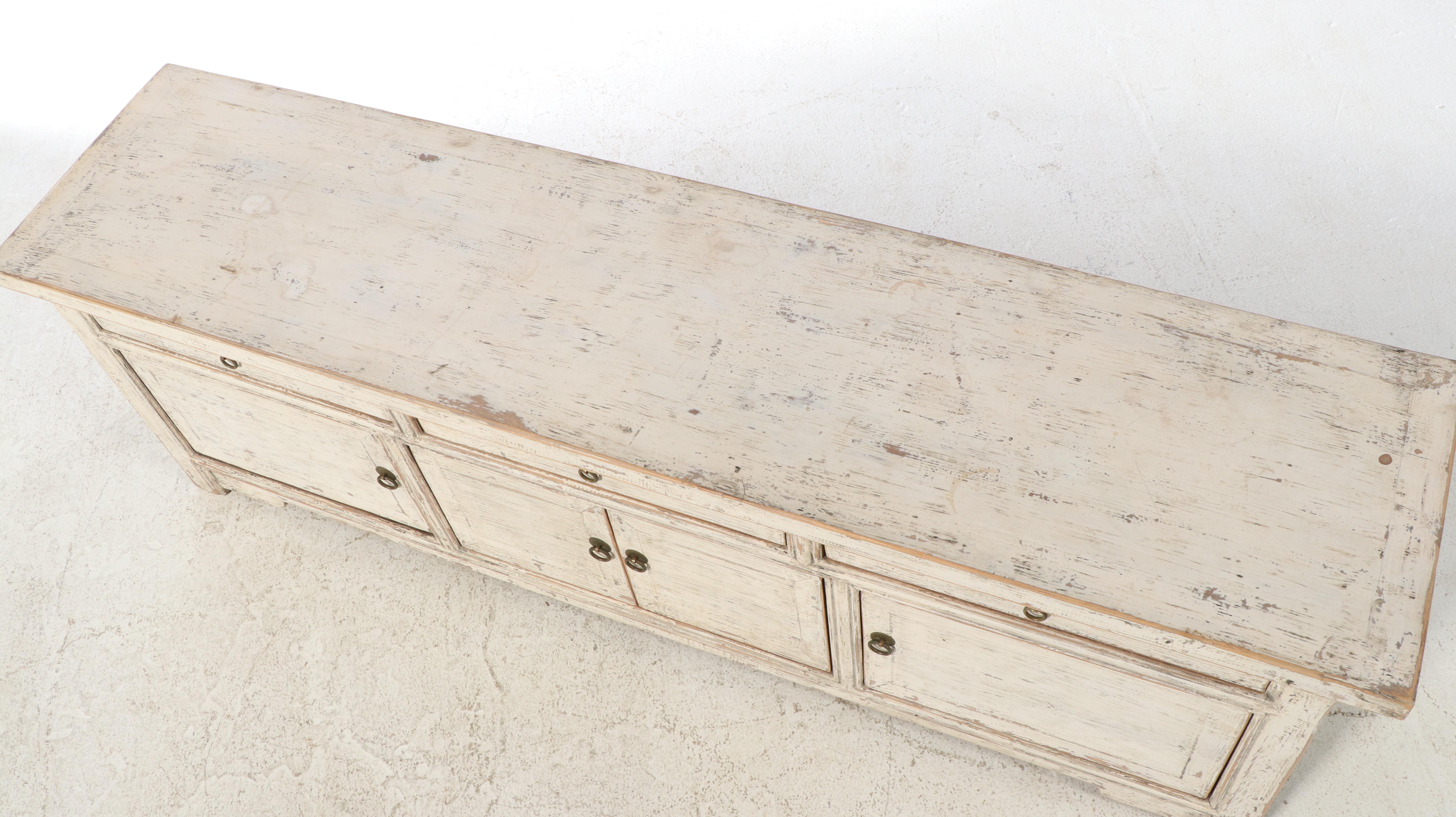 Nalani Console Cabinet - Antique White