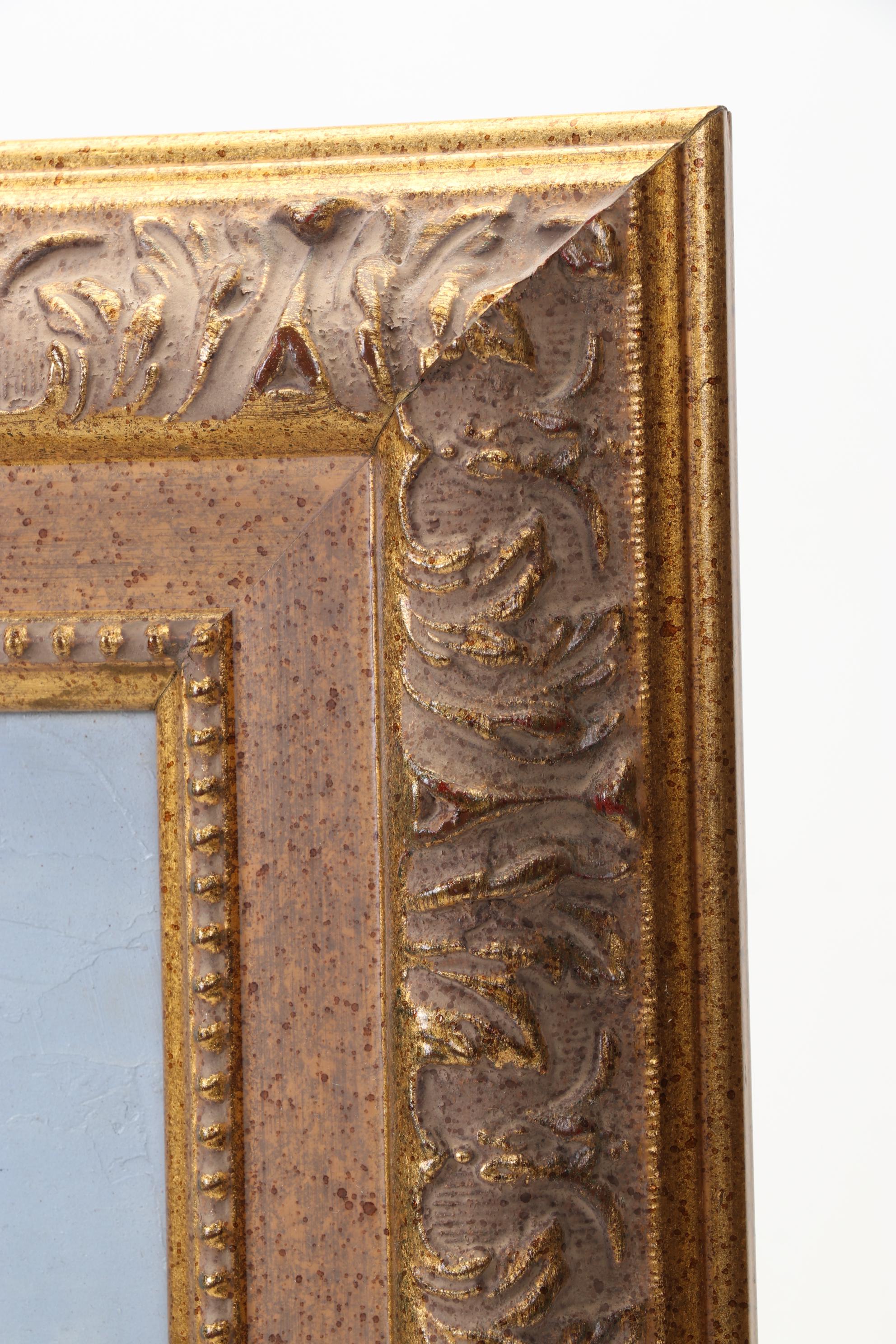 Landscape Oil Painting Of An African Baobab Tree,1965